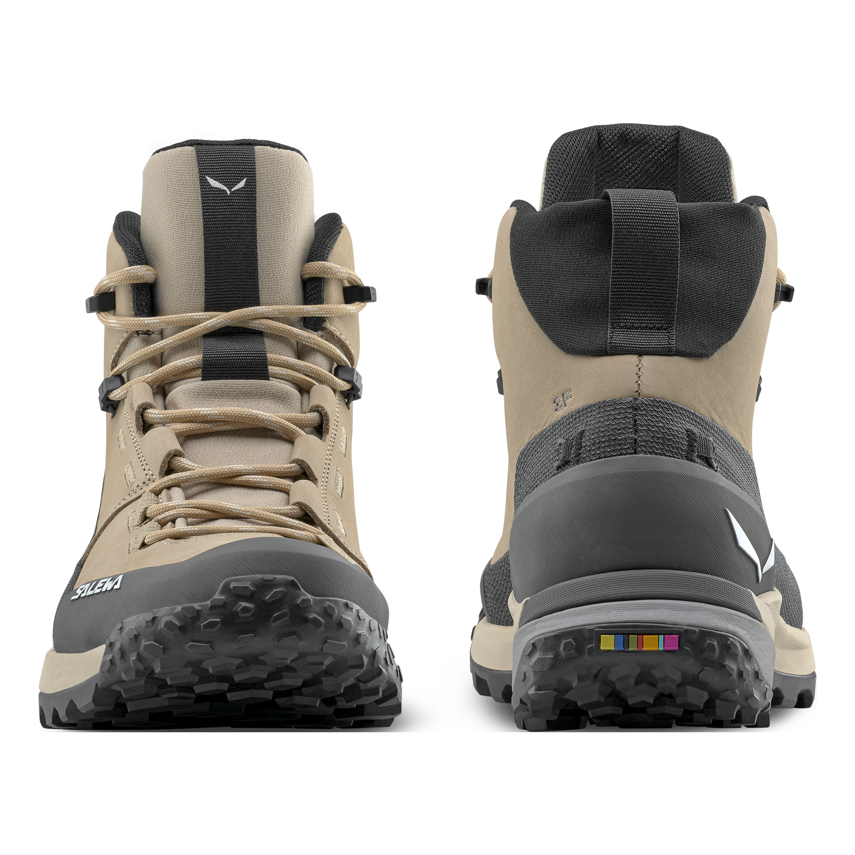 Puez Leather Mid Powertex Shoes Wmn