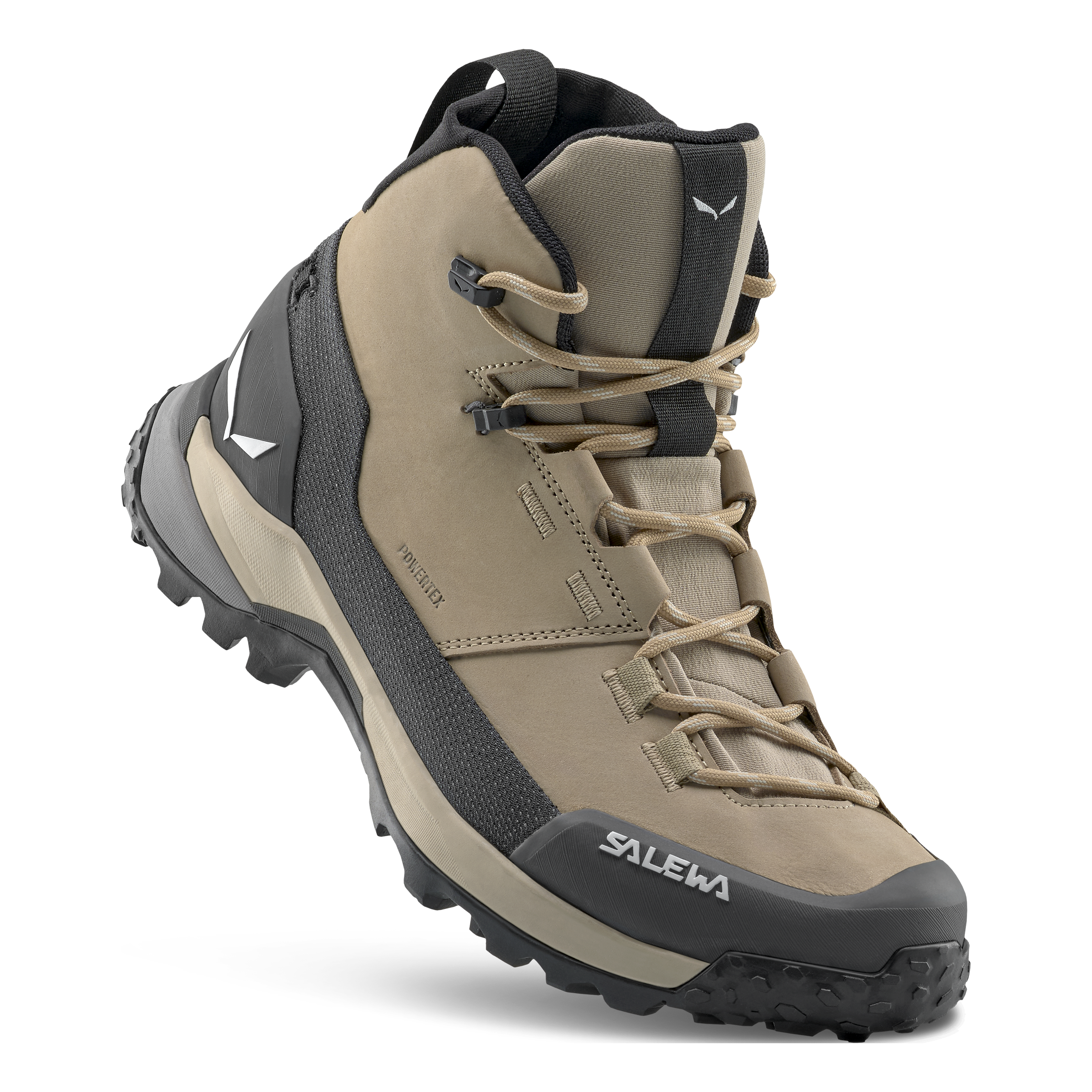 Puez Leather Mid Powertex Shoes Wmn
