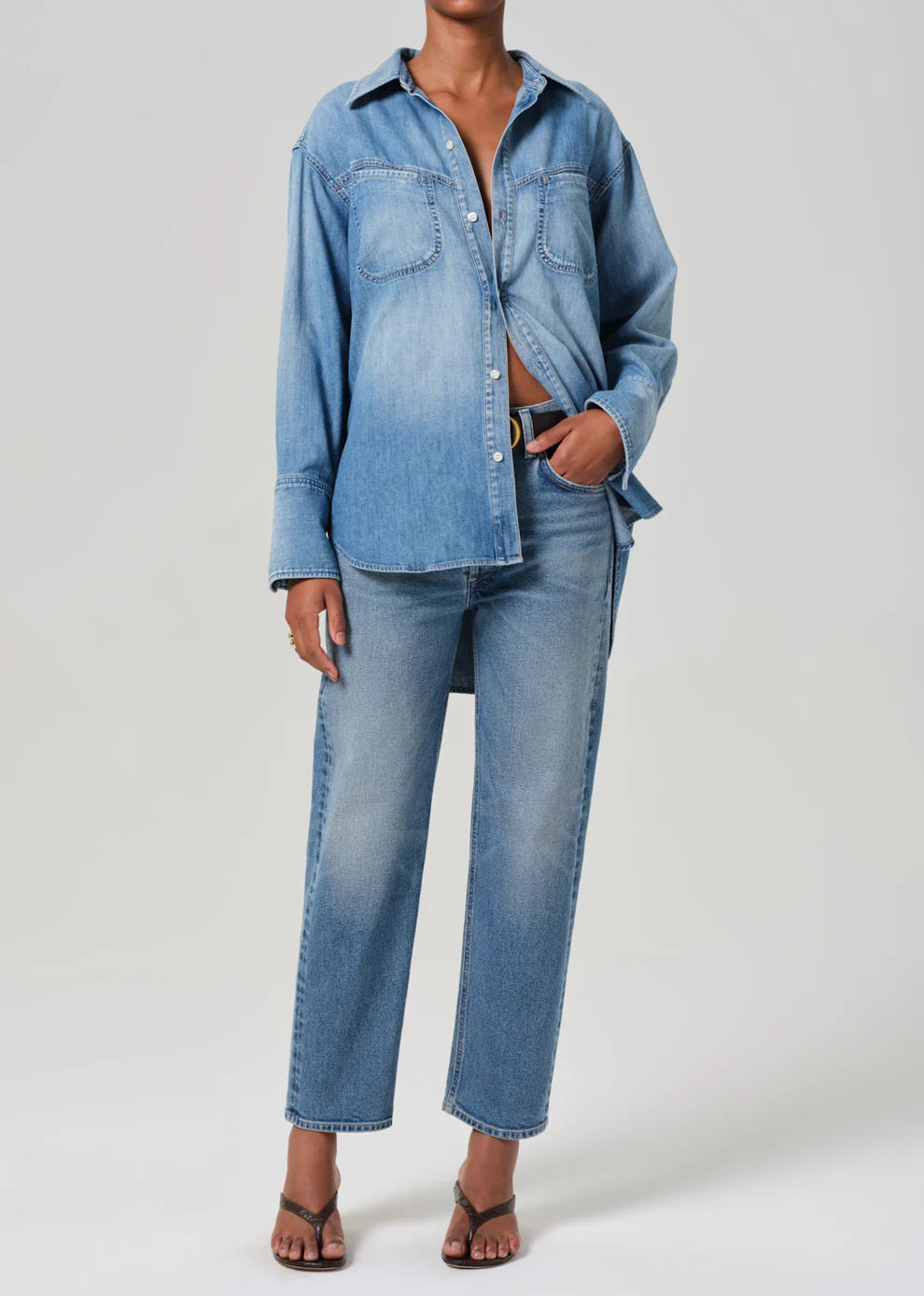 Delfina High Rise Straight W