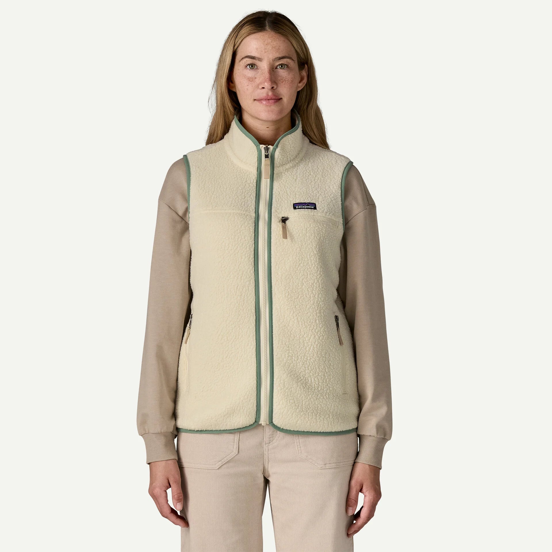 Retro Pile Vest Wmn