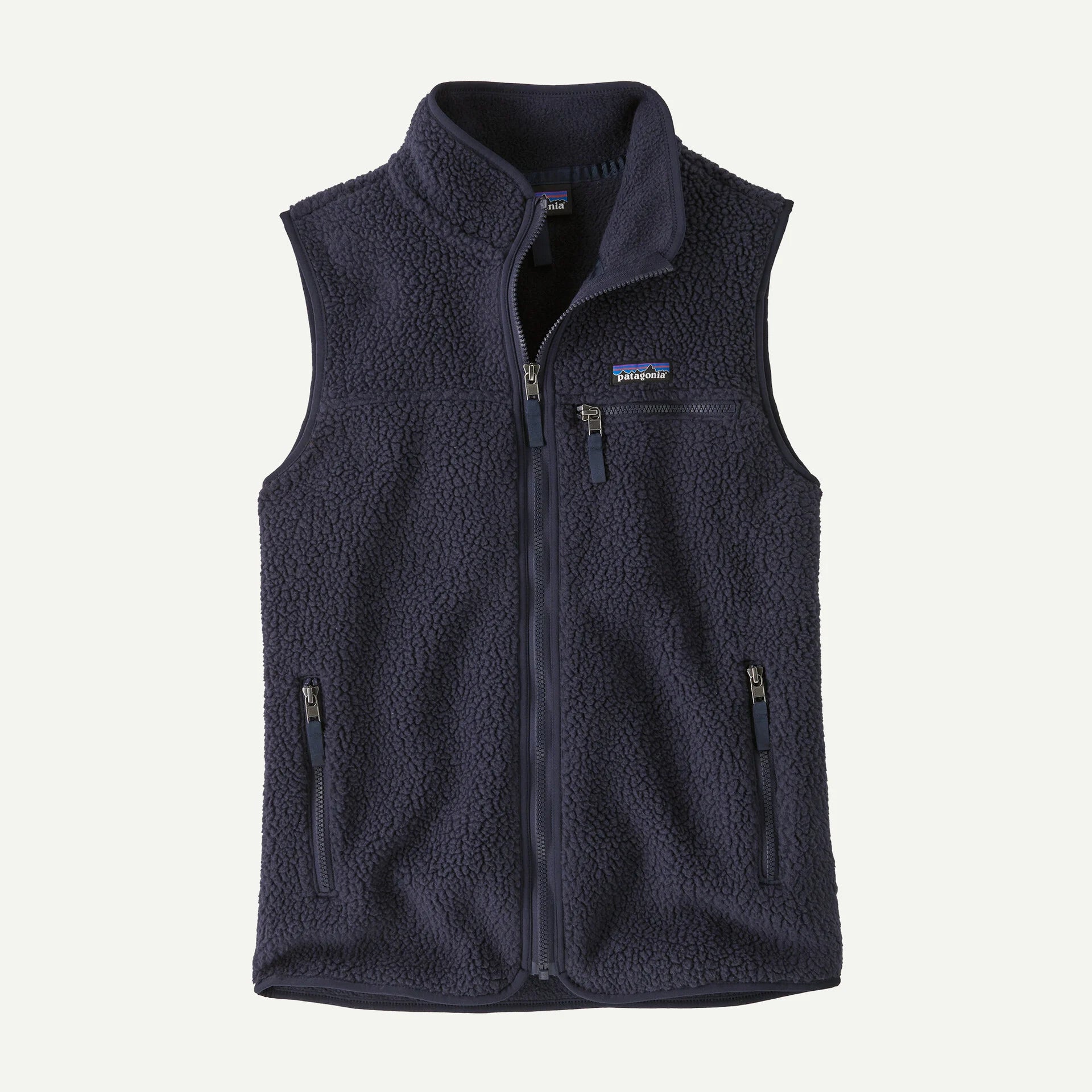 sunken blue Retro Pile Vest Wmn