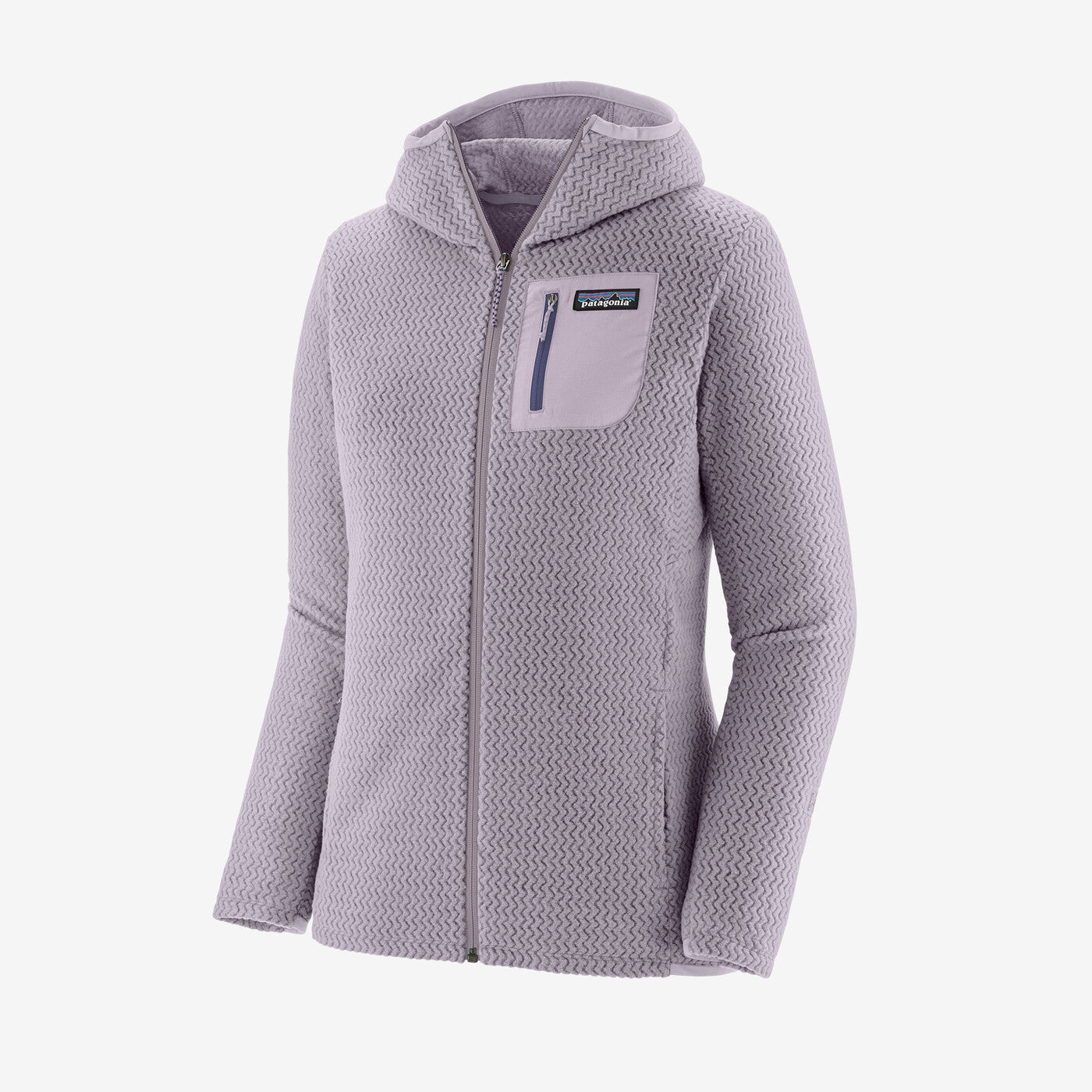 foxglove purple R1 Air Fleece Full-Zip Hoody Wmn