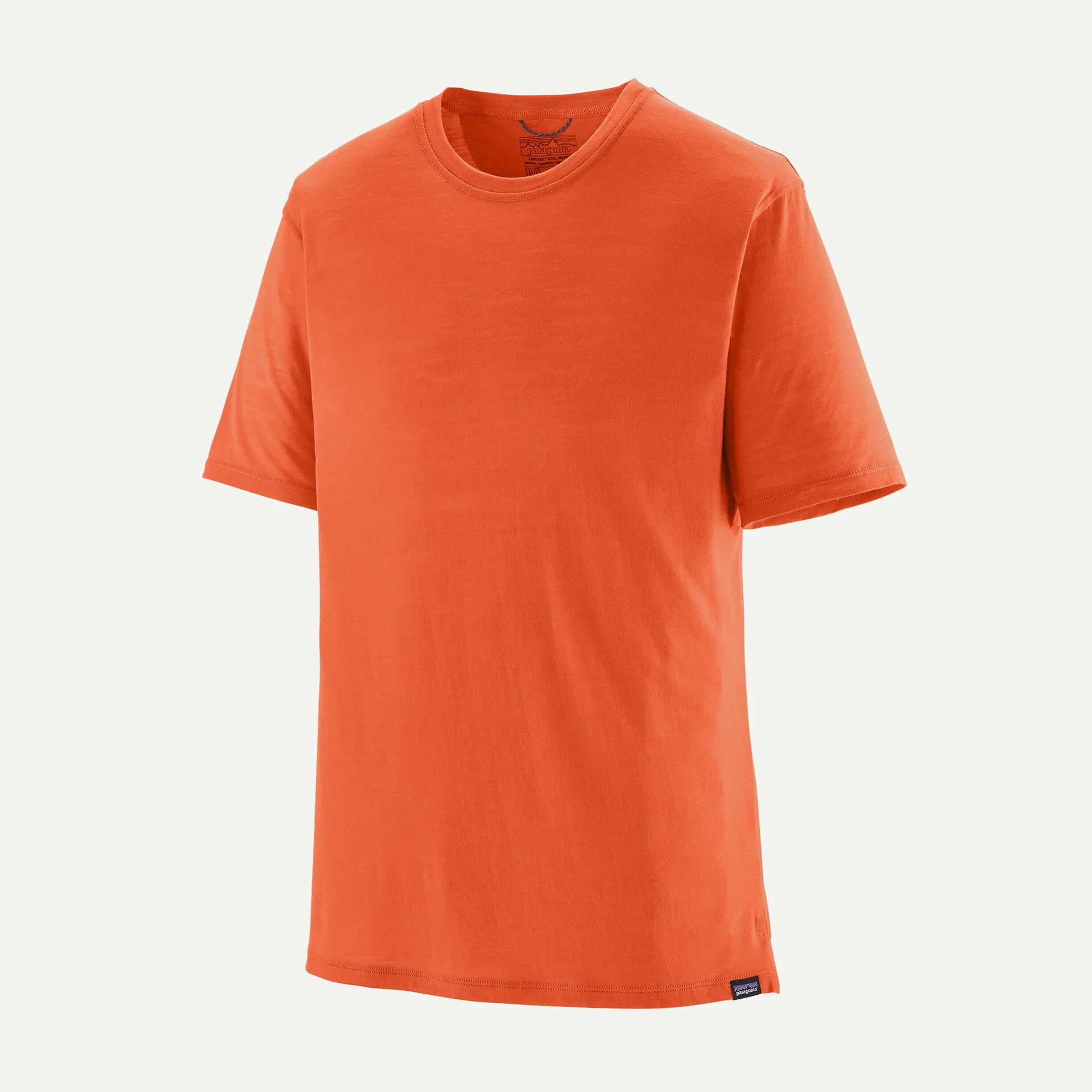 coal orange Capilene Cool Merino Blend Shirt Man