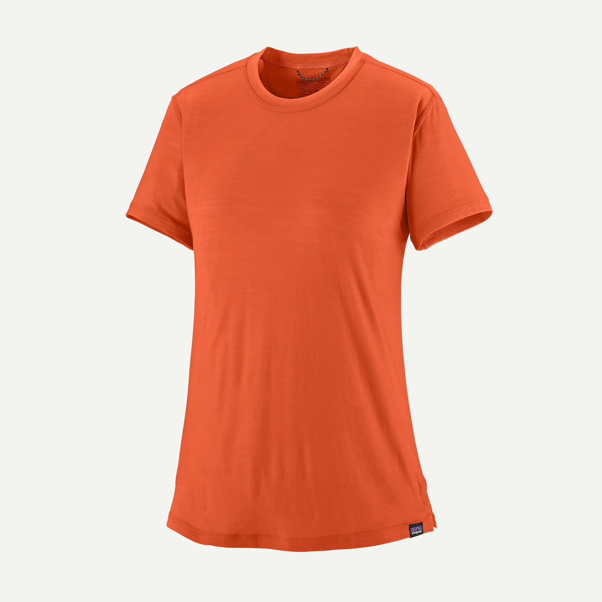 coal orange Capilene Cool Merino Blend Shirt Wmn