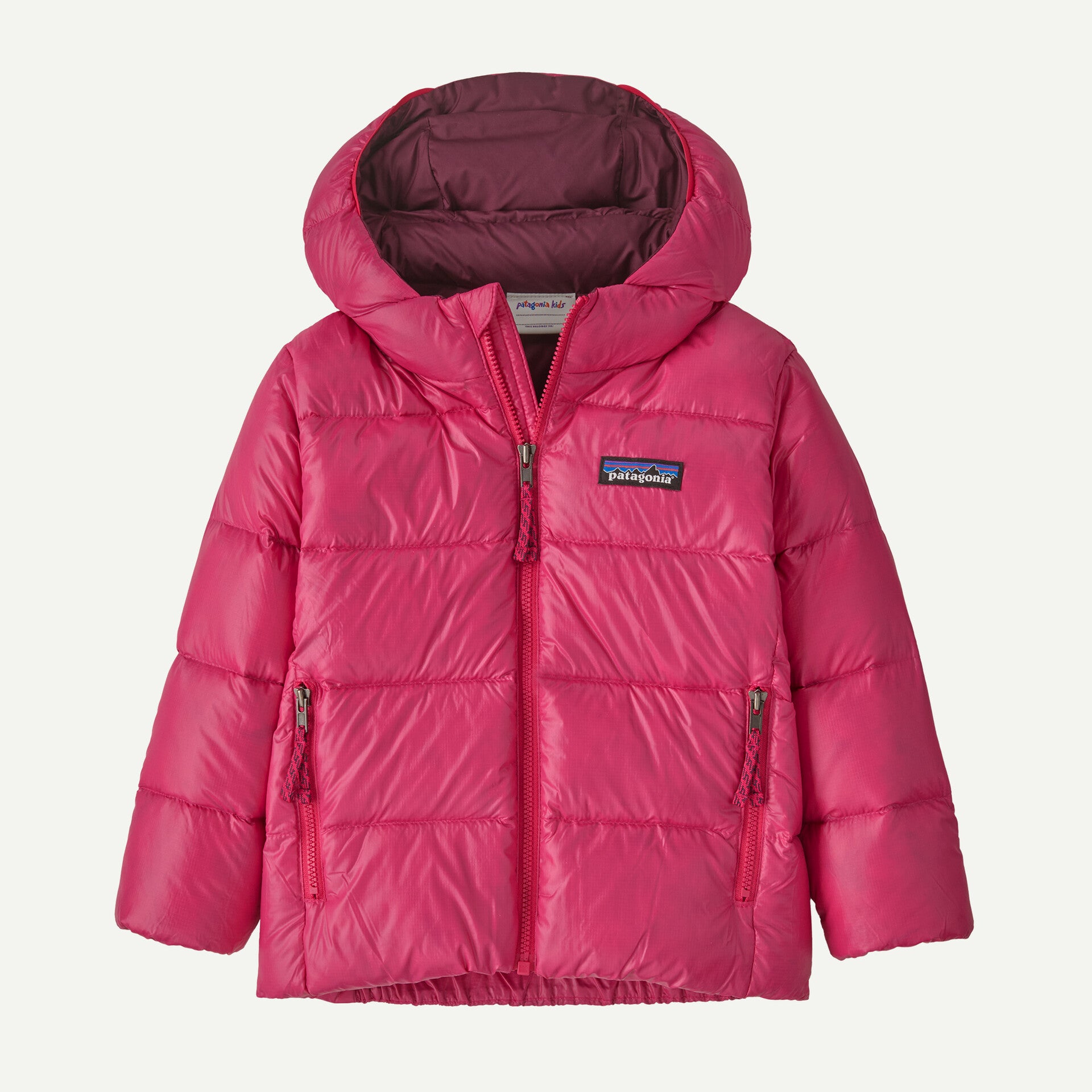 punchy pink Baby Hi-Loft Down Sweater Hood