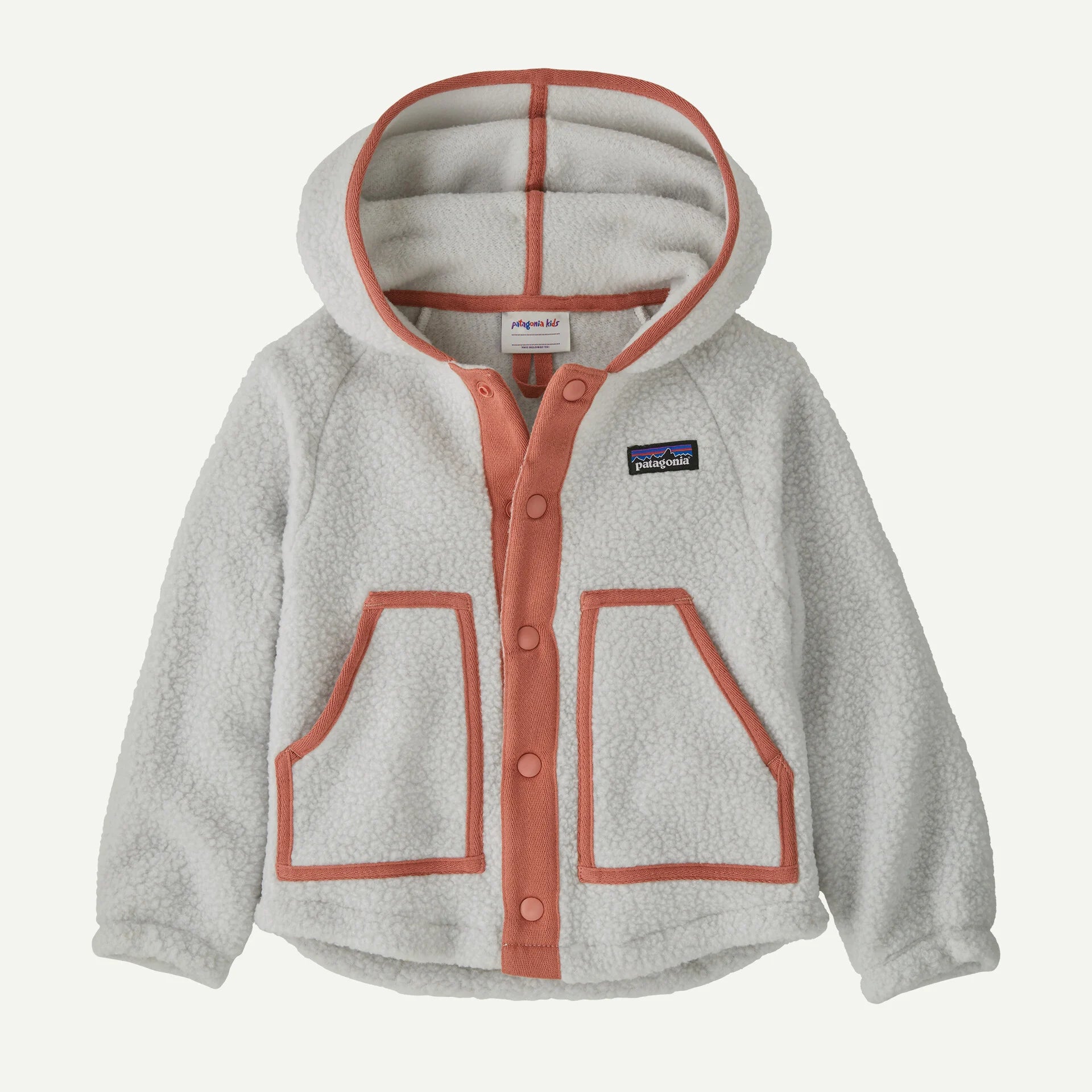 crisp grey Baby Retro Pile Jkt