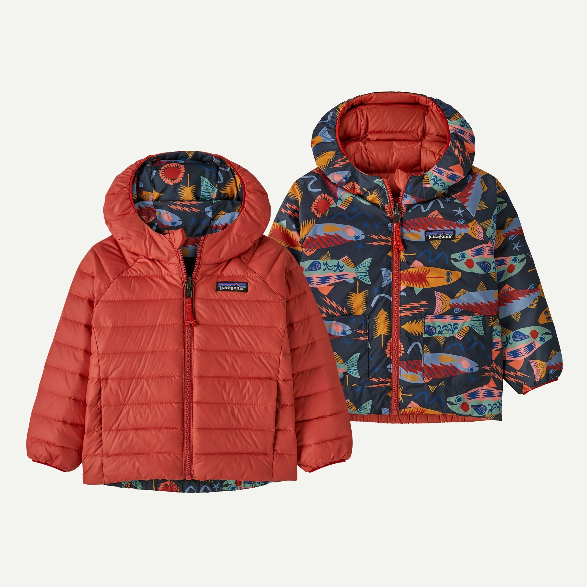 Reversible Down Sweater Hood Baby