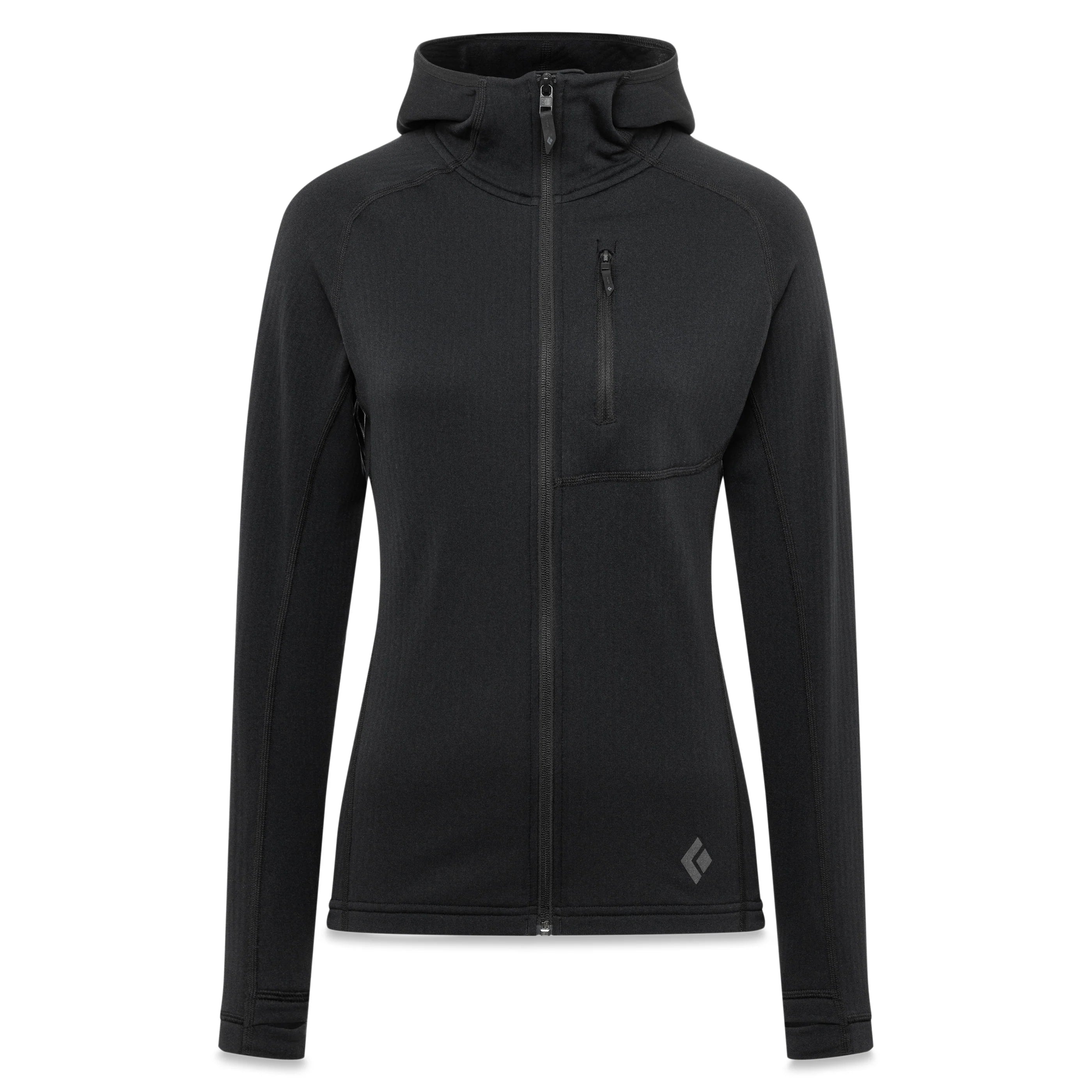 black Coefficient Fleece Hoody W