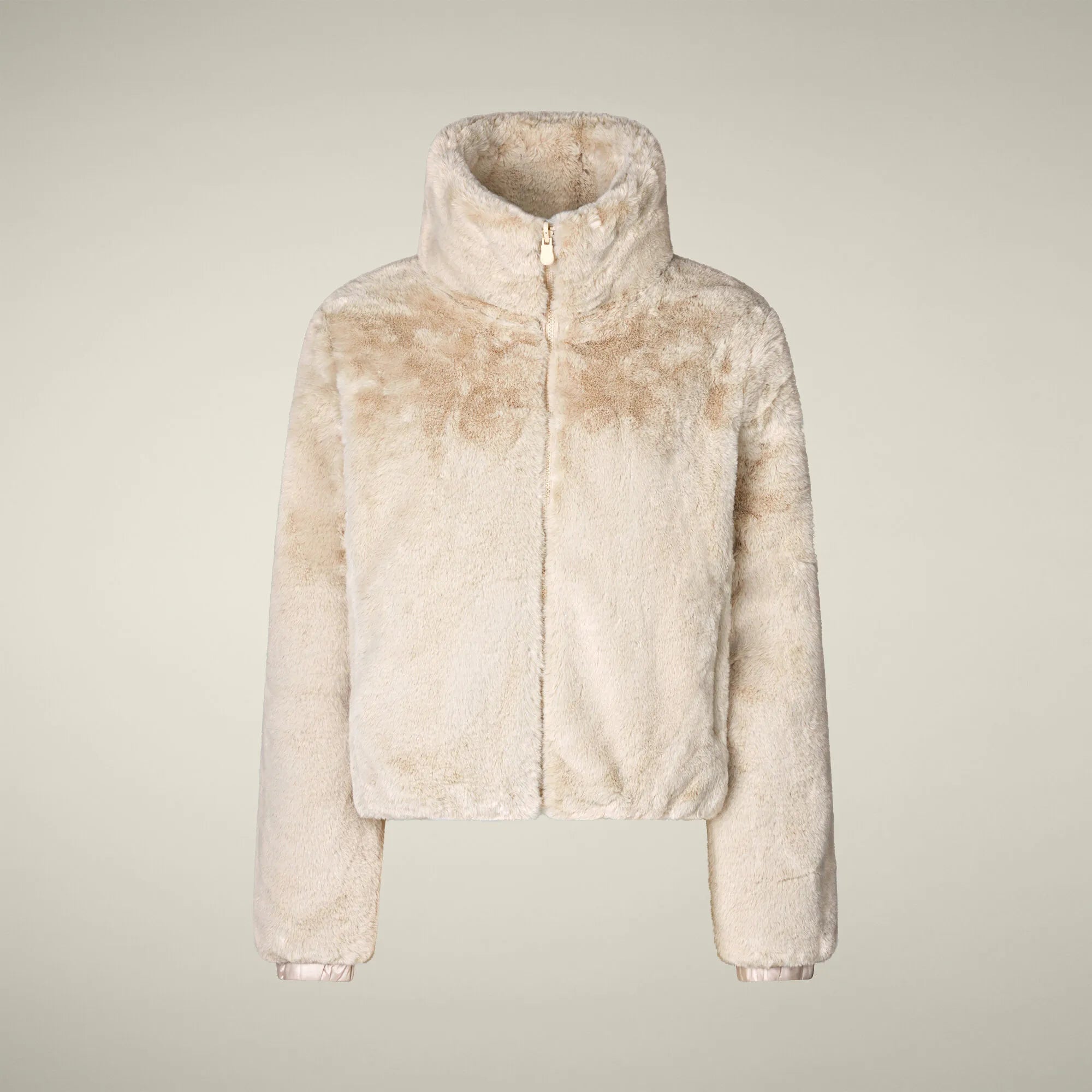 shore beige Jeon Reversible Faux Fur Jacket W