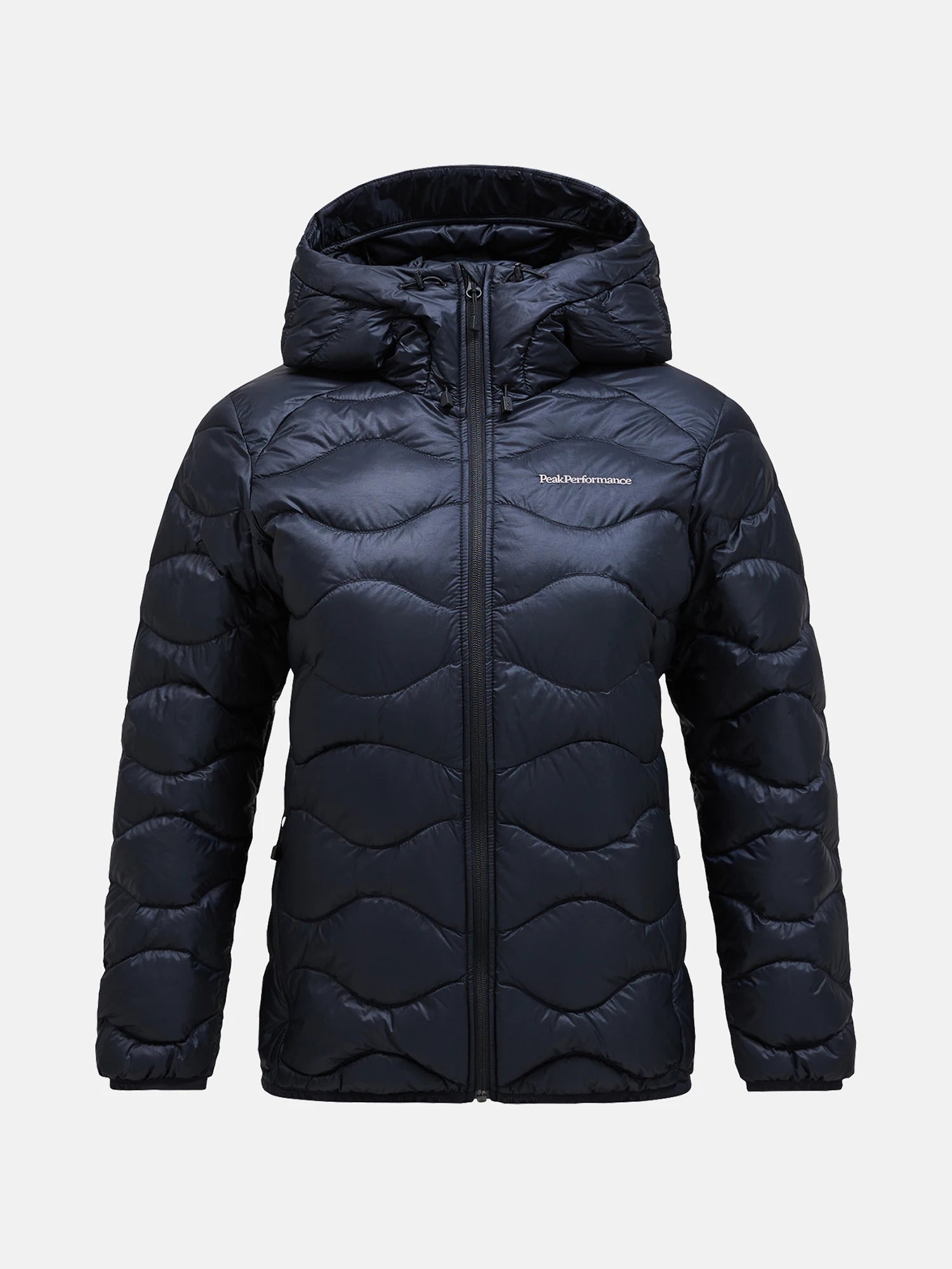 black Helium Down Hood Jacket Wmn