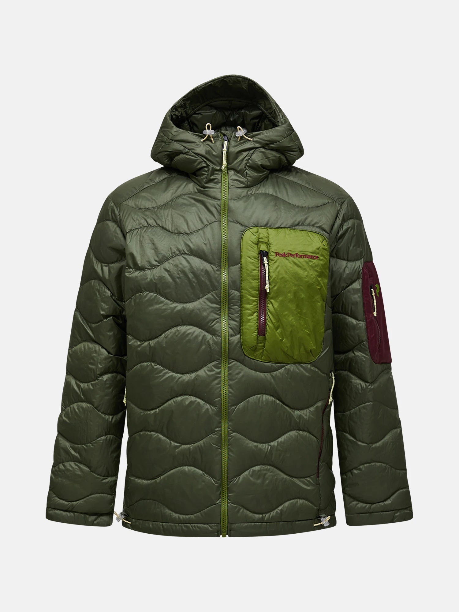 pine needle/mosswood Helium Utility Down Hood Jacket Man