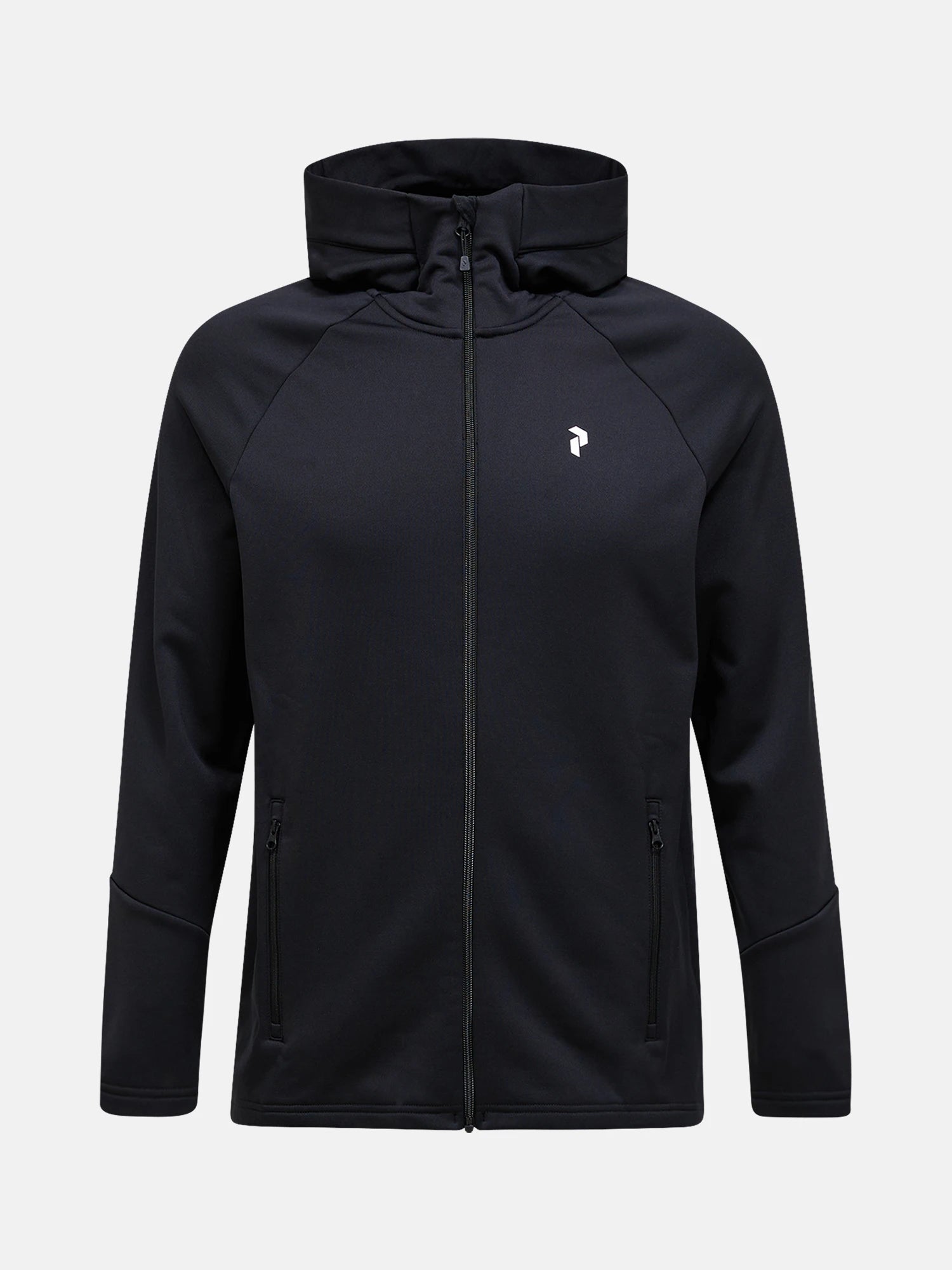 black/black Rider Essentials Midlayer Zip Hood Man