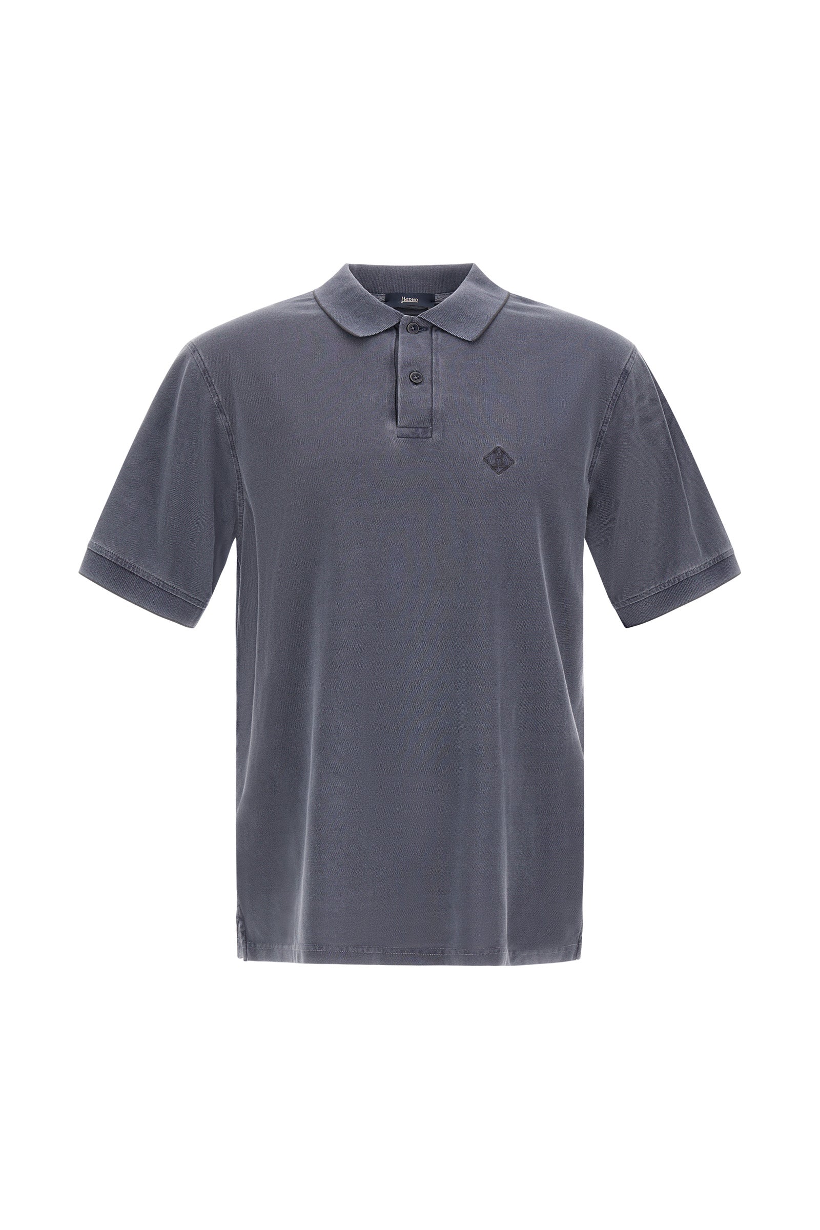 Polo In Piquet Pigment Dye Man