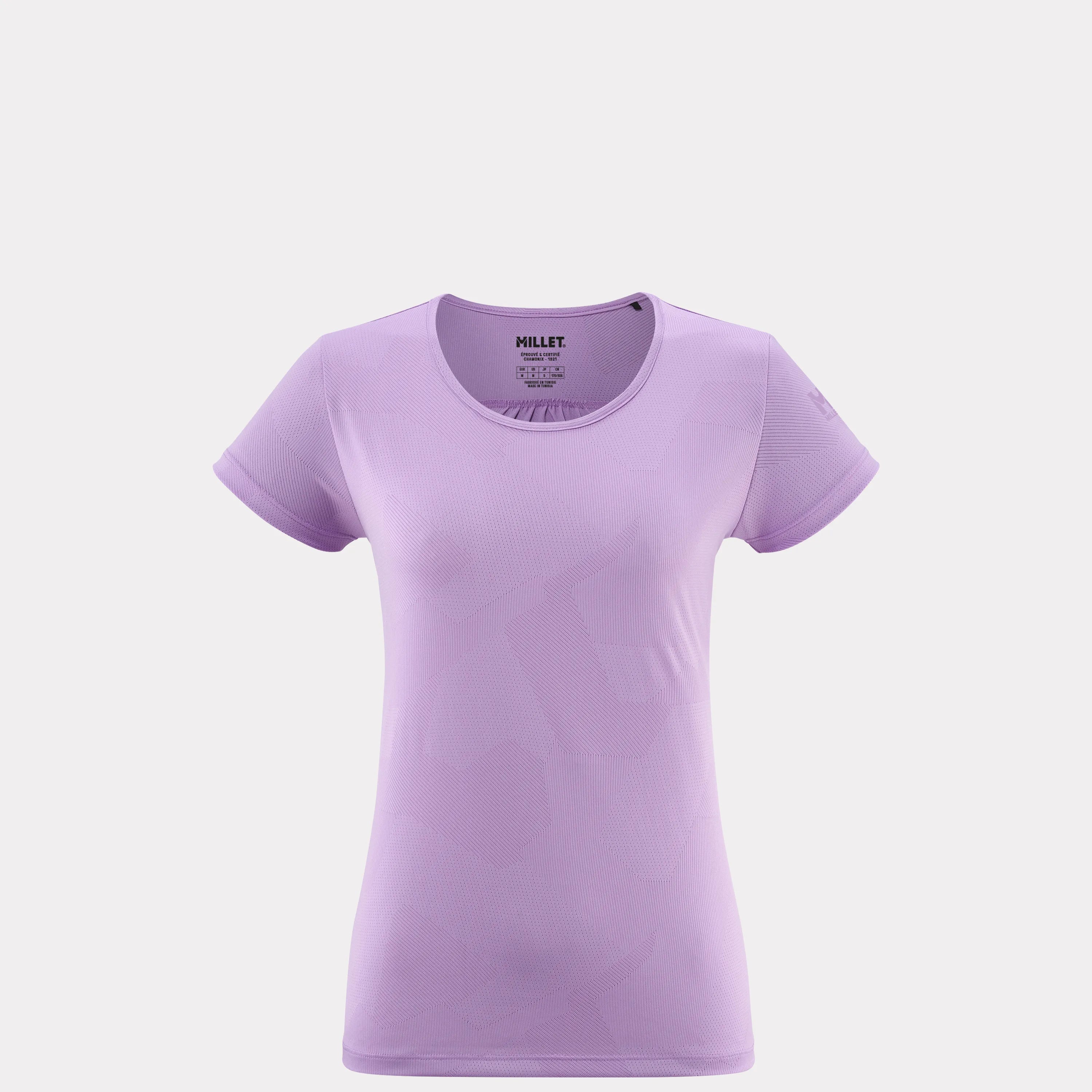 vibrant violet Hiking Jacquard TS SS Wmn