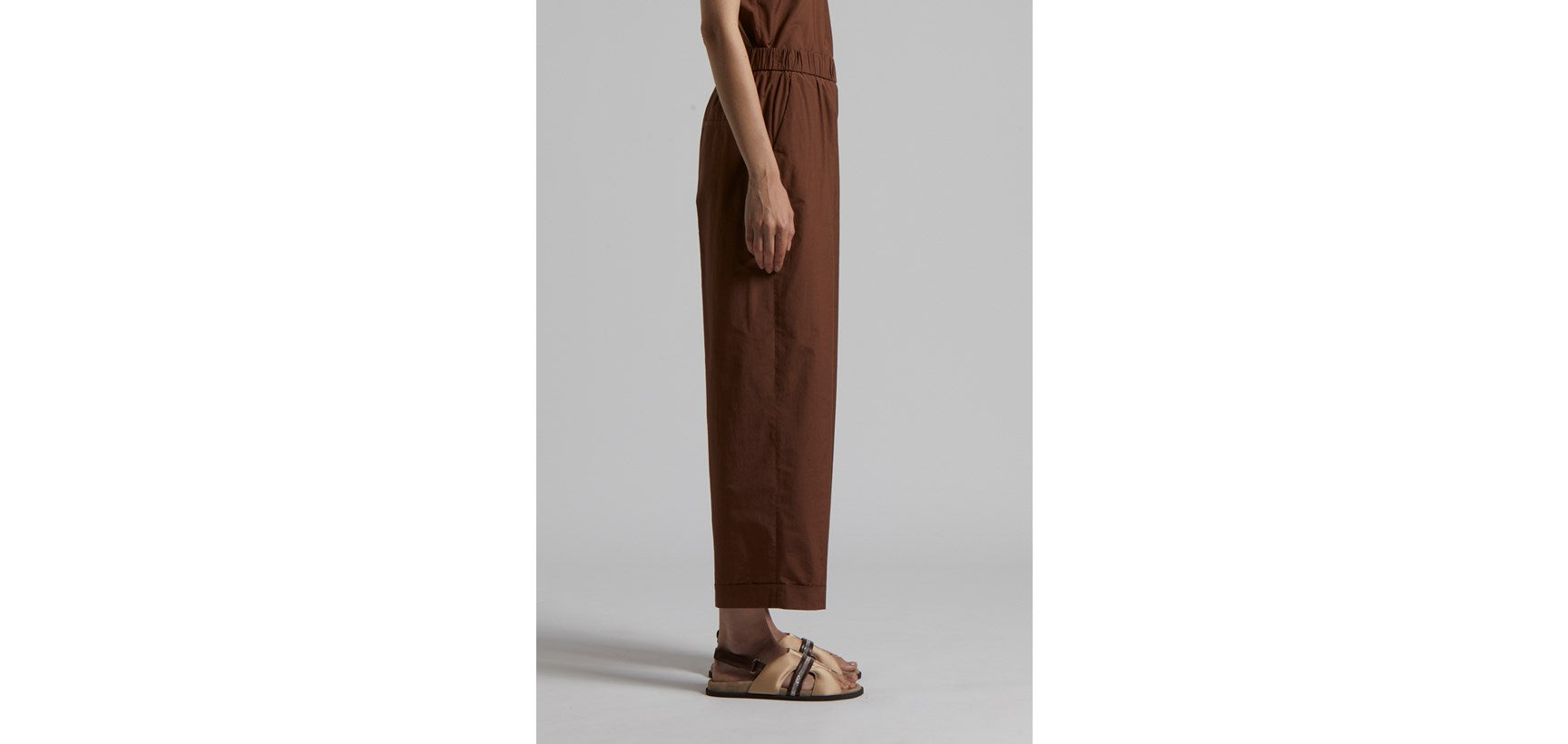 Pantalone Cotone Tabacco W