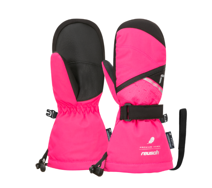 pink glo Kaden Down R-TEX XT Mitten Junior