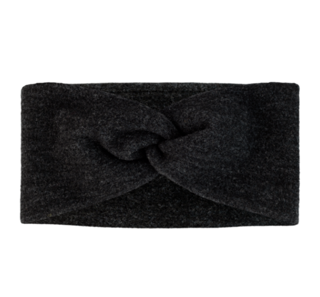 black Merino Fleece Headband