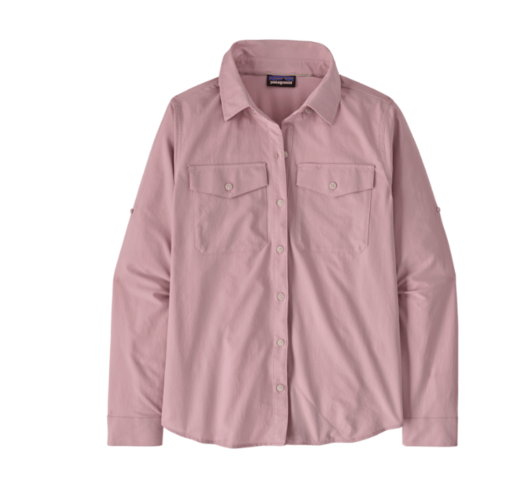 quiet violet Long-Sleeved Self Guided Sun Shirt Wmn