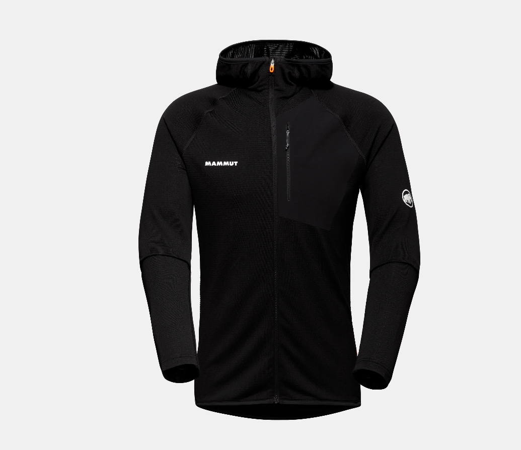 black Aenergy Light ML Hooded Jkt Man