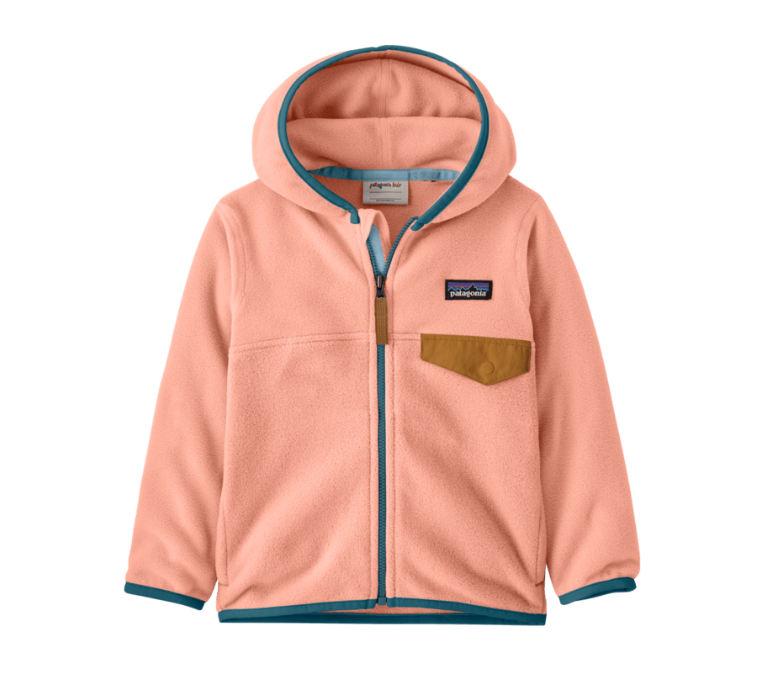 sunlit pink Baby Micro D Snap-T Fleece Jacket