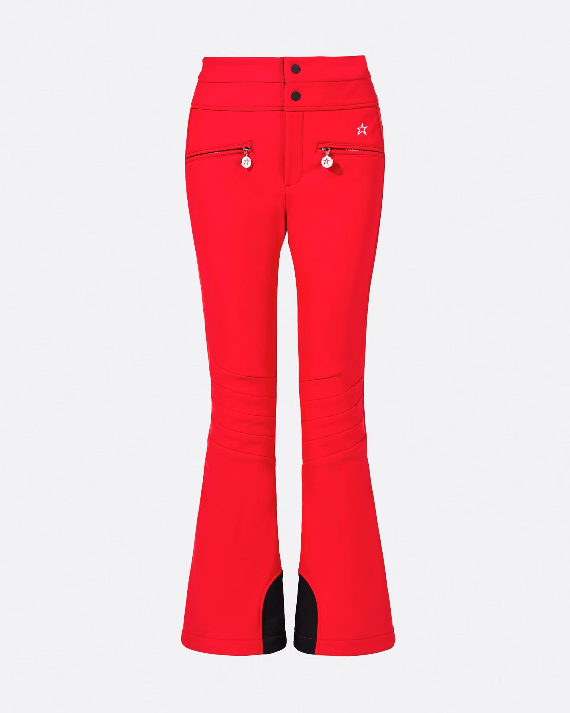 red Aurora High Waist Flare Pant W
