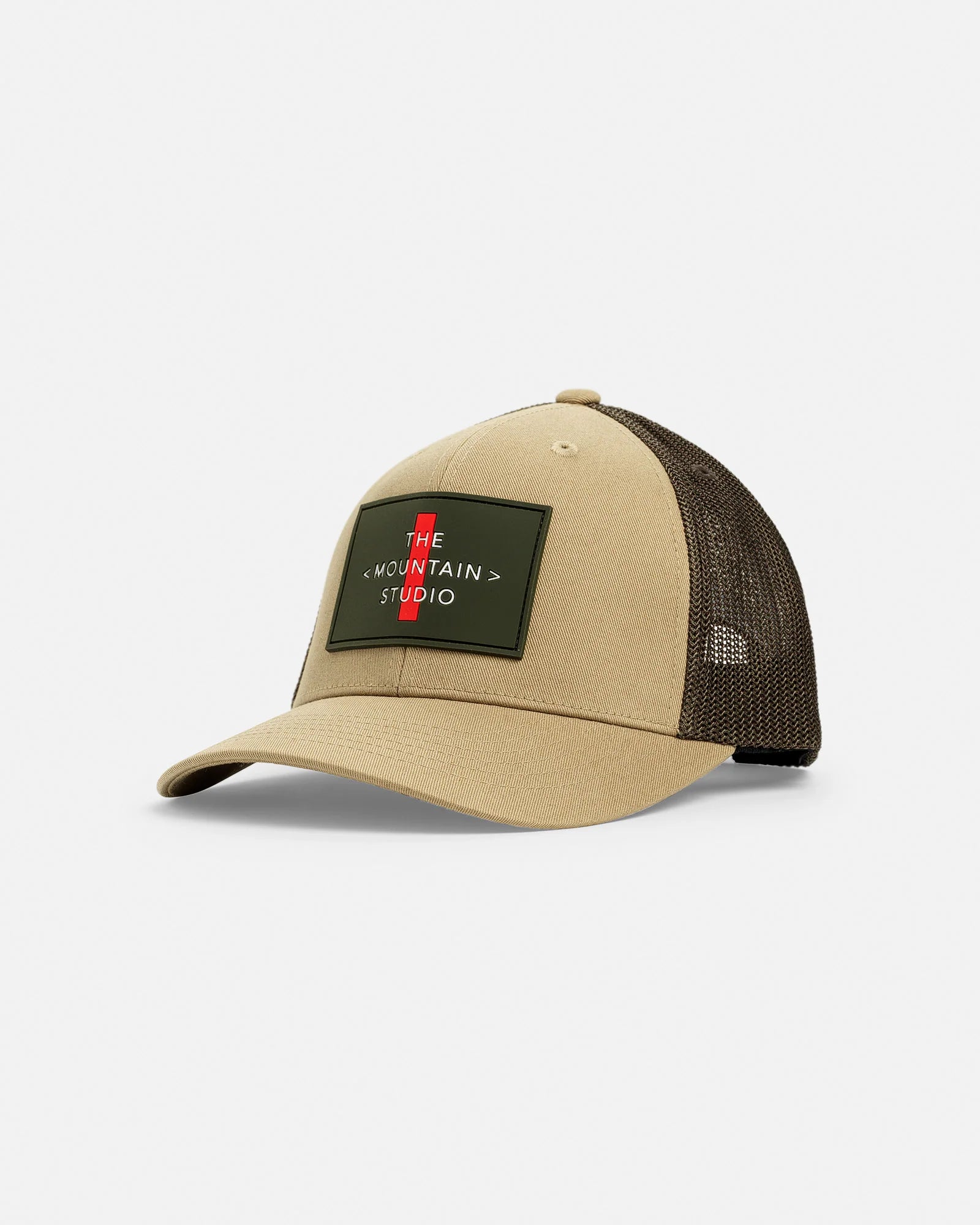 sand Mesh Cross Logo Cap