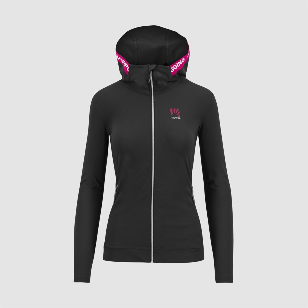 black/innuendo Easyfrizz Full-Zip Hoodie W