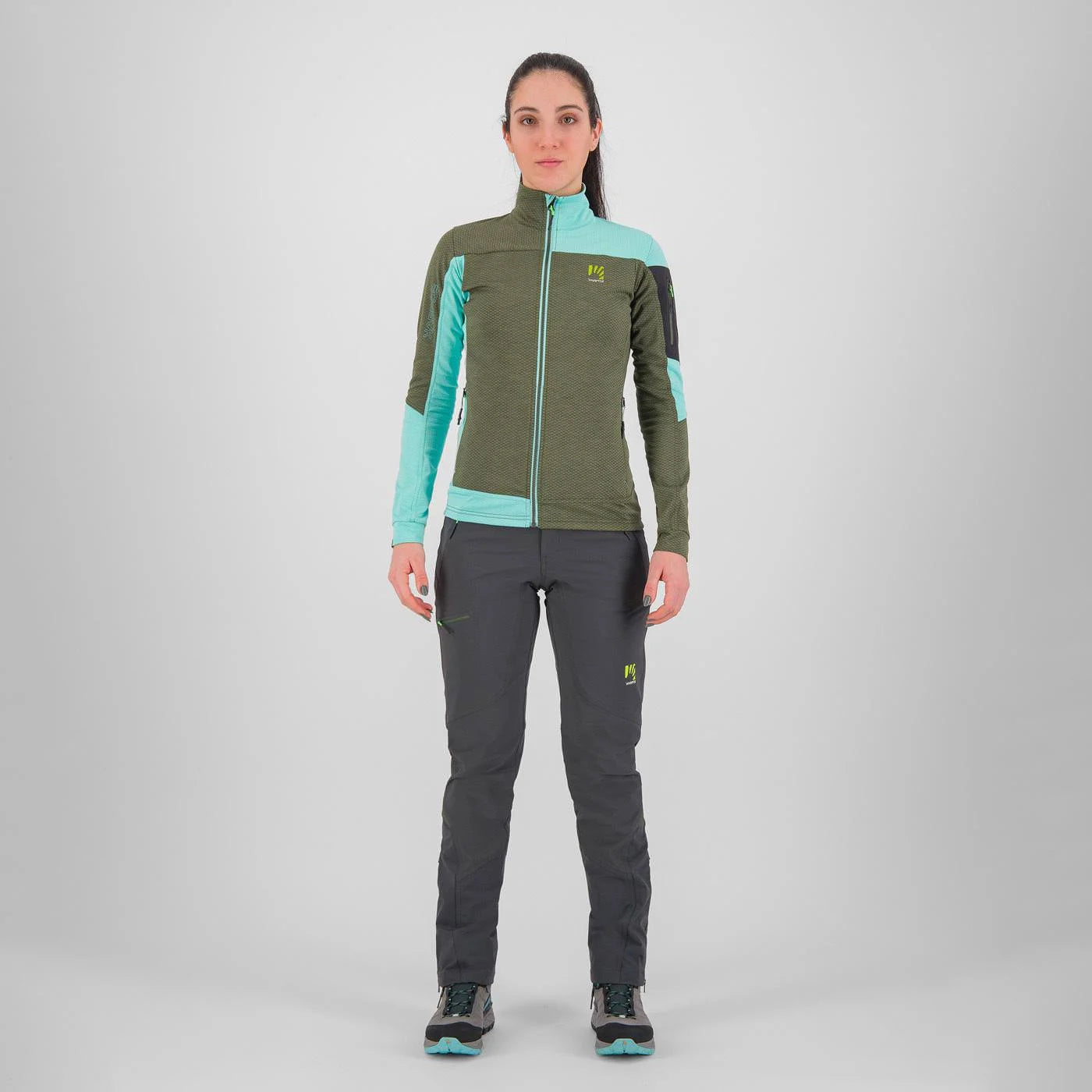 thyme/aqua sky Cherz Fleece W