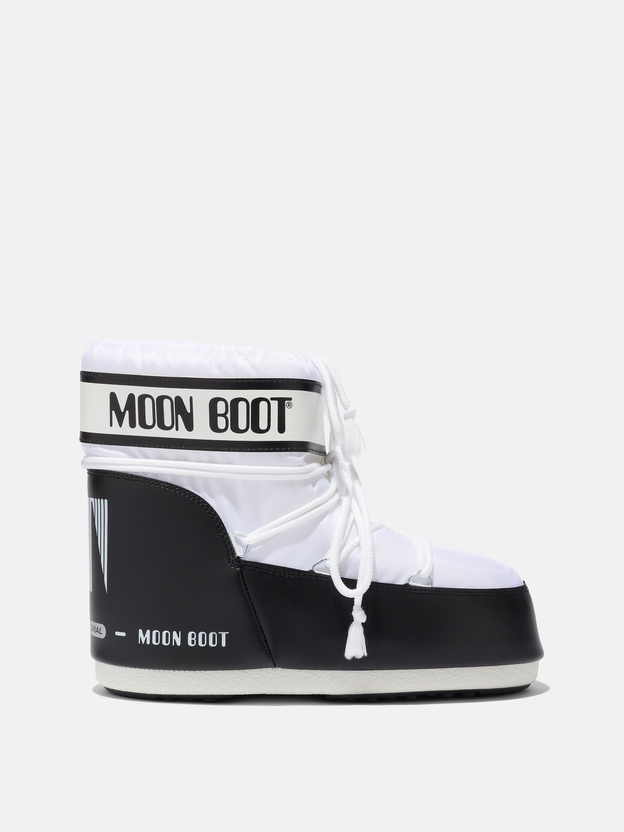 white Icon Low Nylon