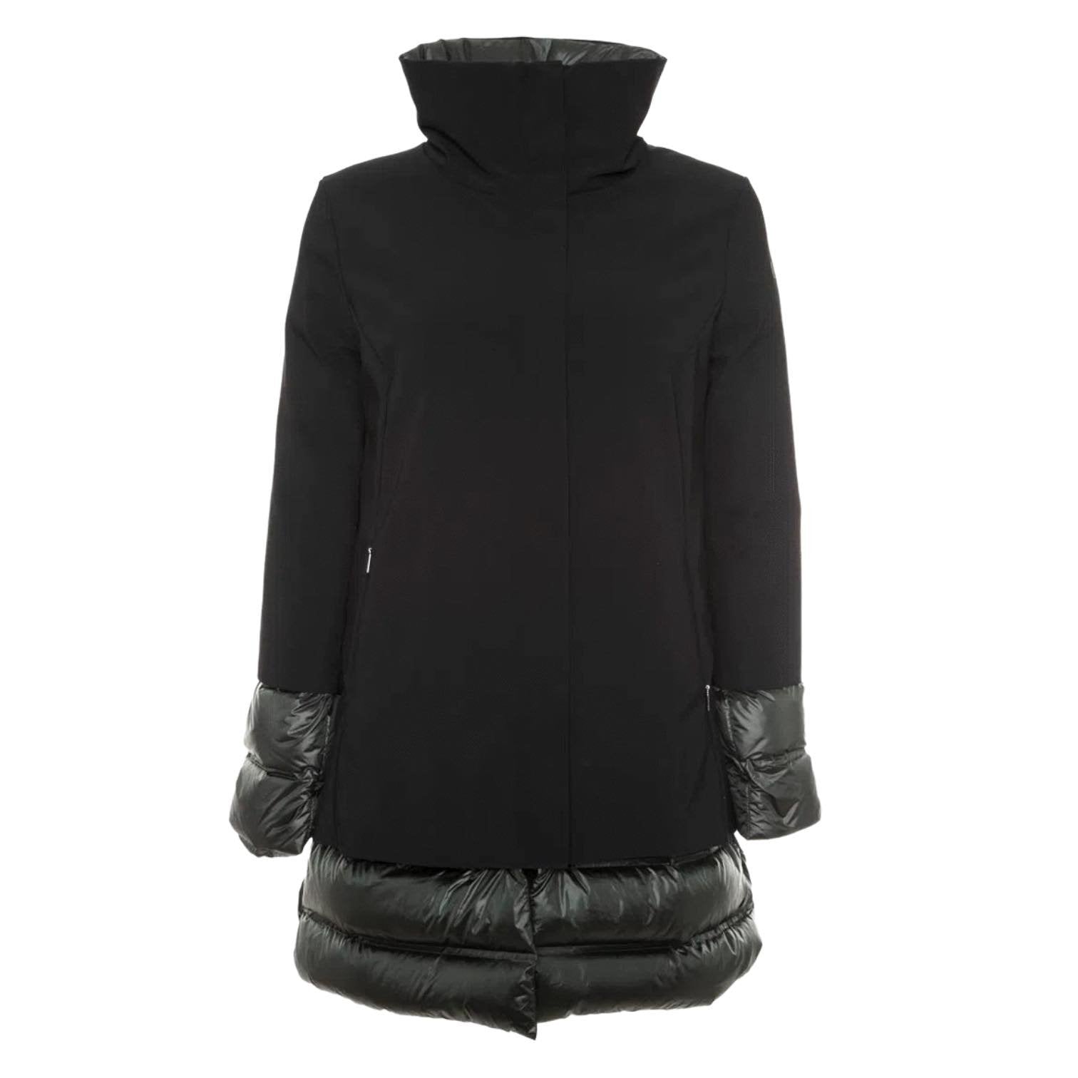 blue black Jkt Winter Light Coat W