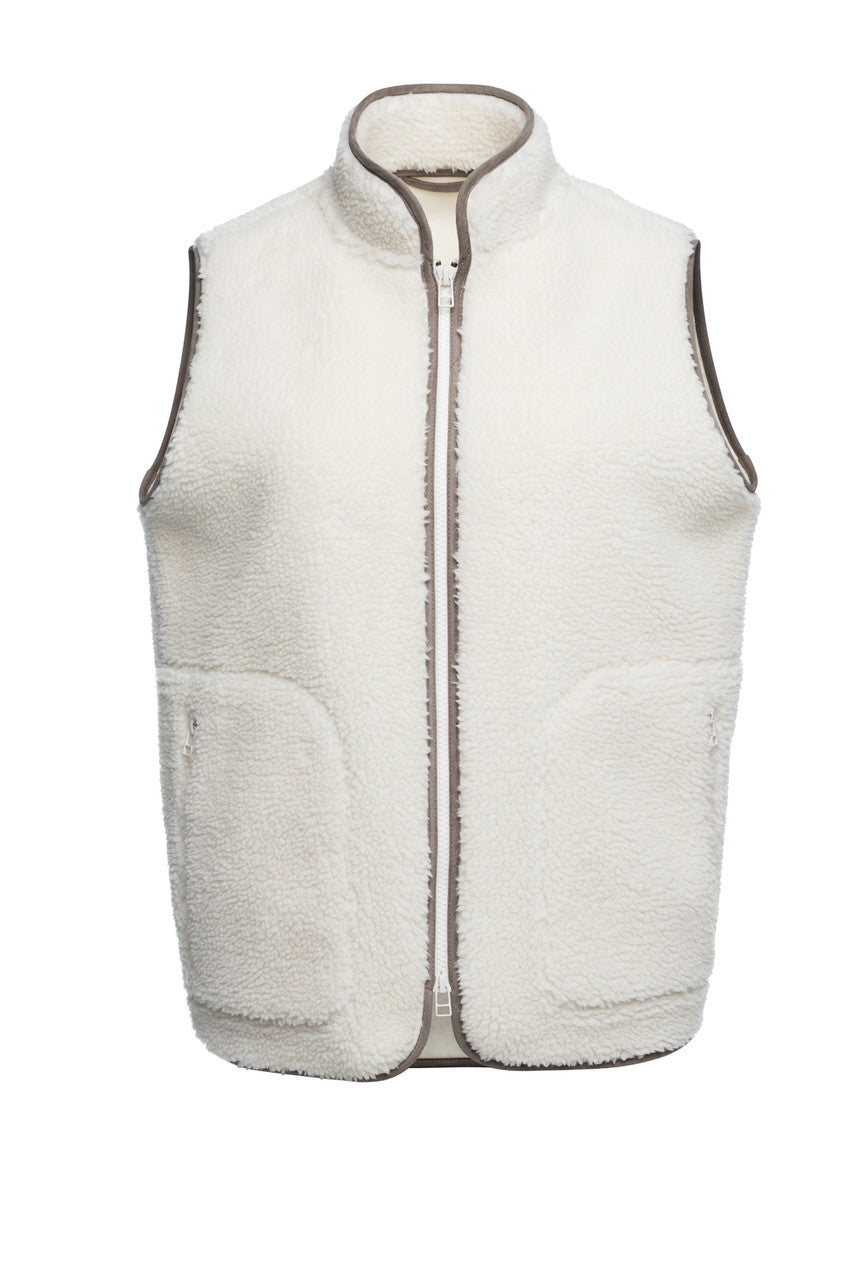 Veøy Pile Fleece Vest Women | BOTËGHES LAGAZOI