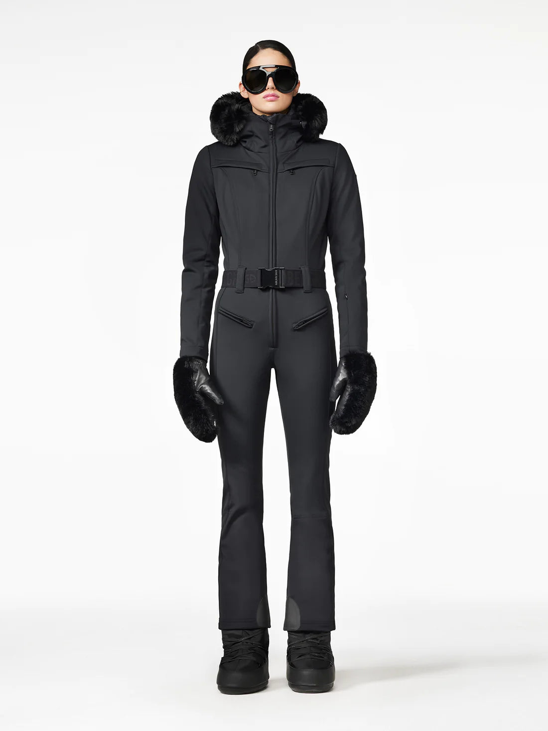 Parry Ski Suit Faux Border W