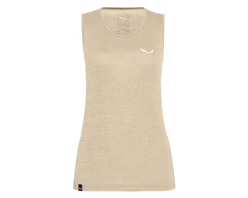 oatmeal melange Puez Graphic Dry Tank Top W