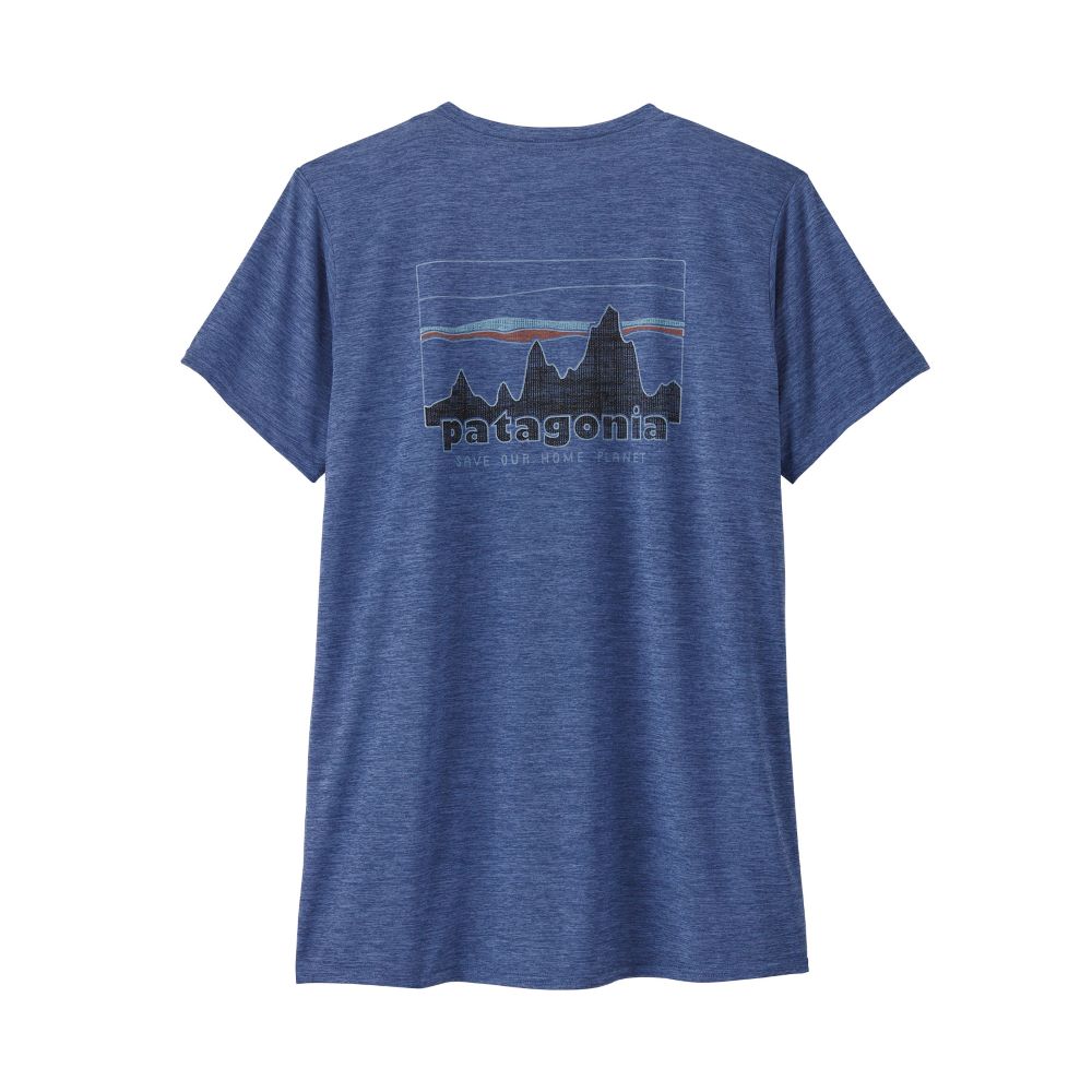 skyline/current blue Cap Cool Daily Graphic Shirt W