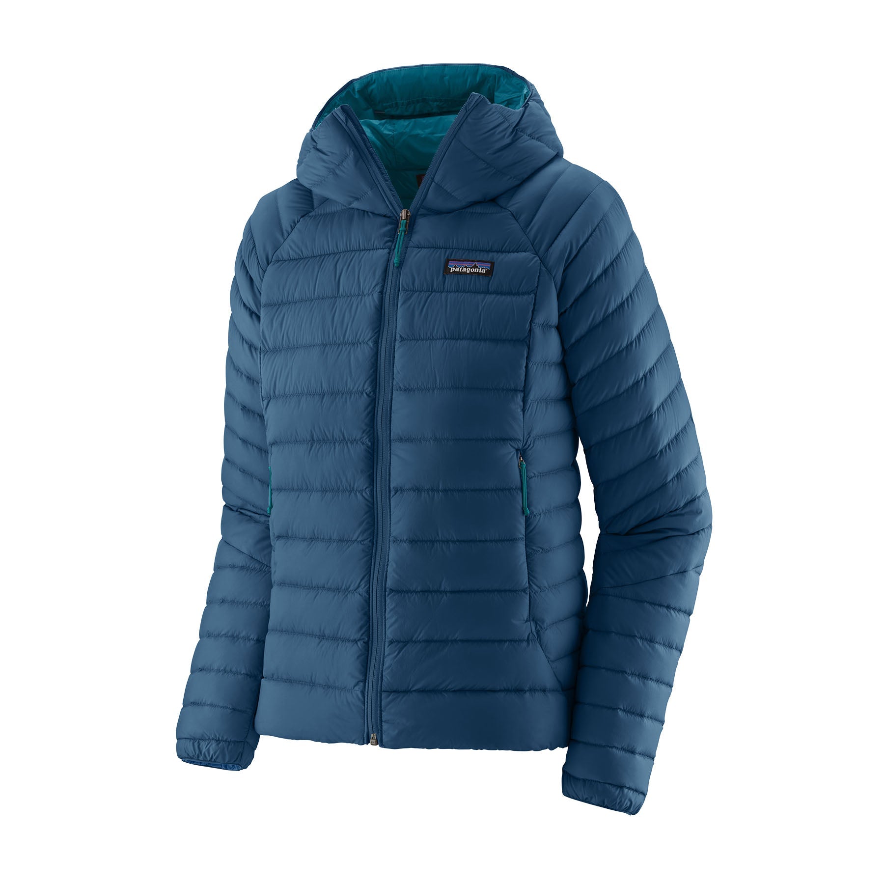 lagom blue Down Sweater Hoody W