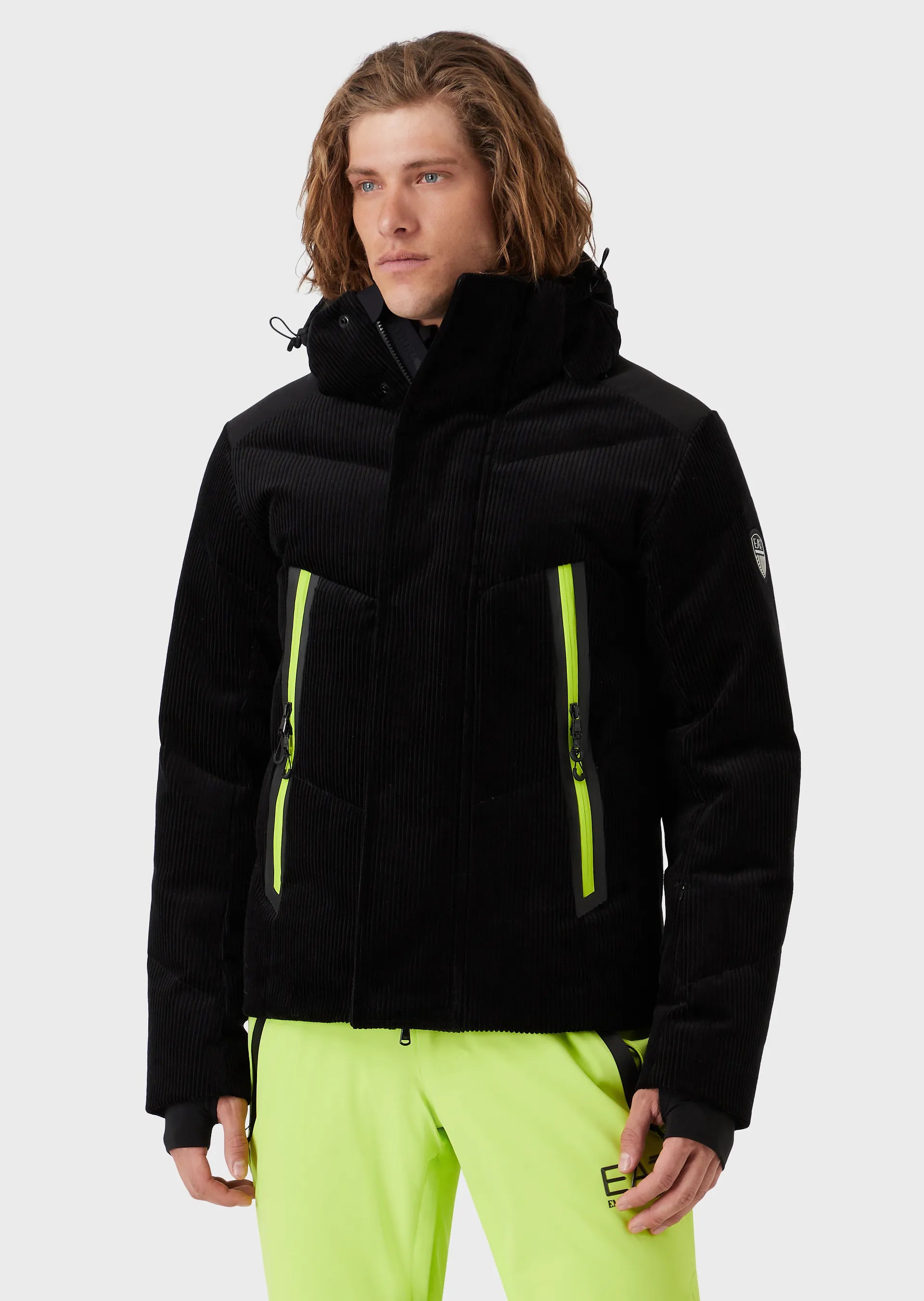 EA7 Corduroy Jacket Black Man | BOTËGHES LAGAZOI