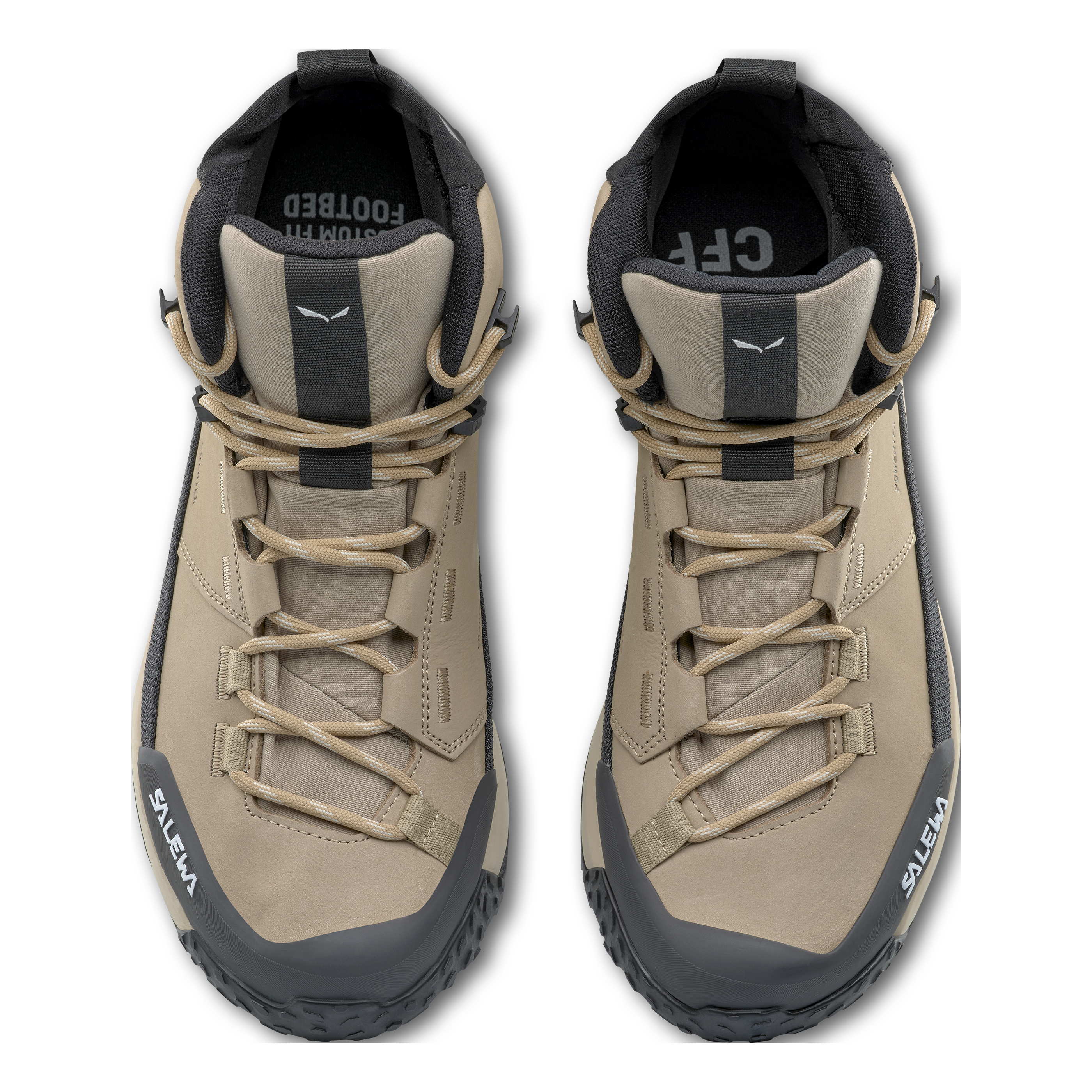 Puez Leather Mid Powertex Shoes Wmn