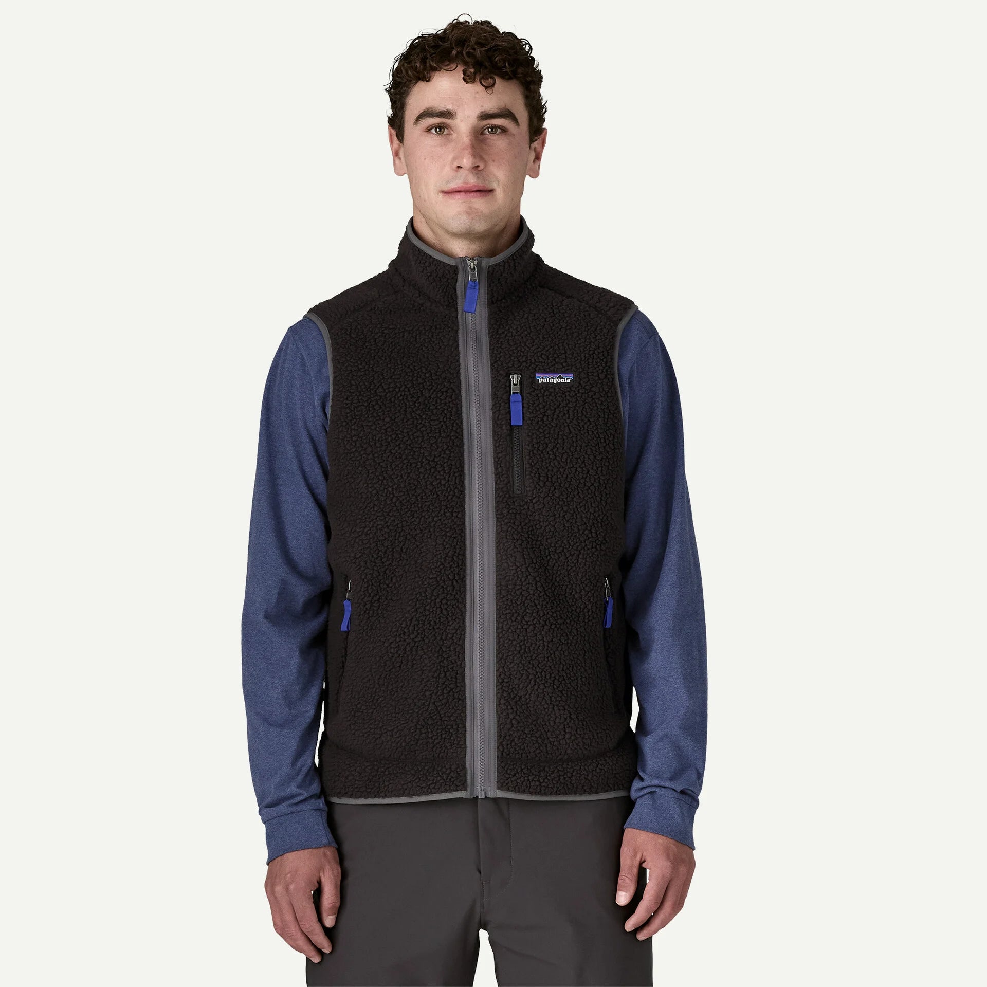 Retro Pile Vest Man