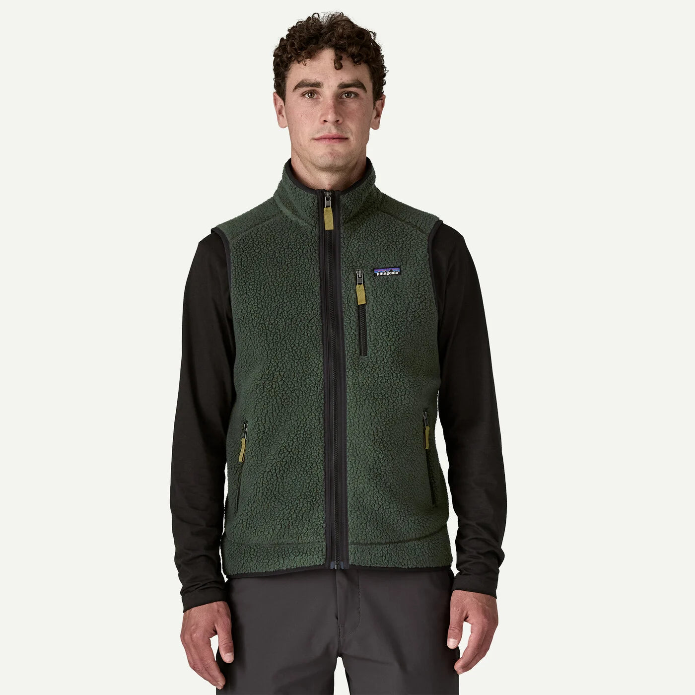 Retro Pile Vest Man