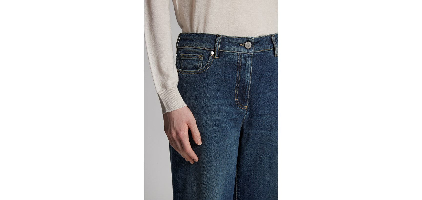 Pantalone Denim Twill Stretch W