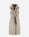 Coat Long Soft Faux Fur Sleeveless W