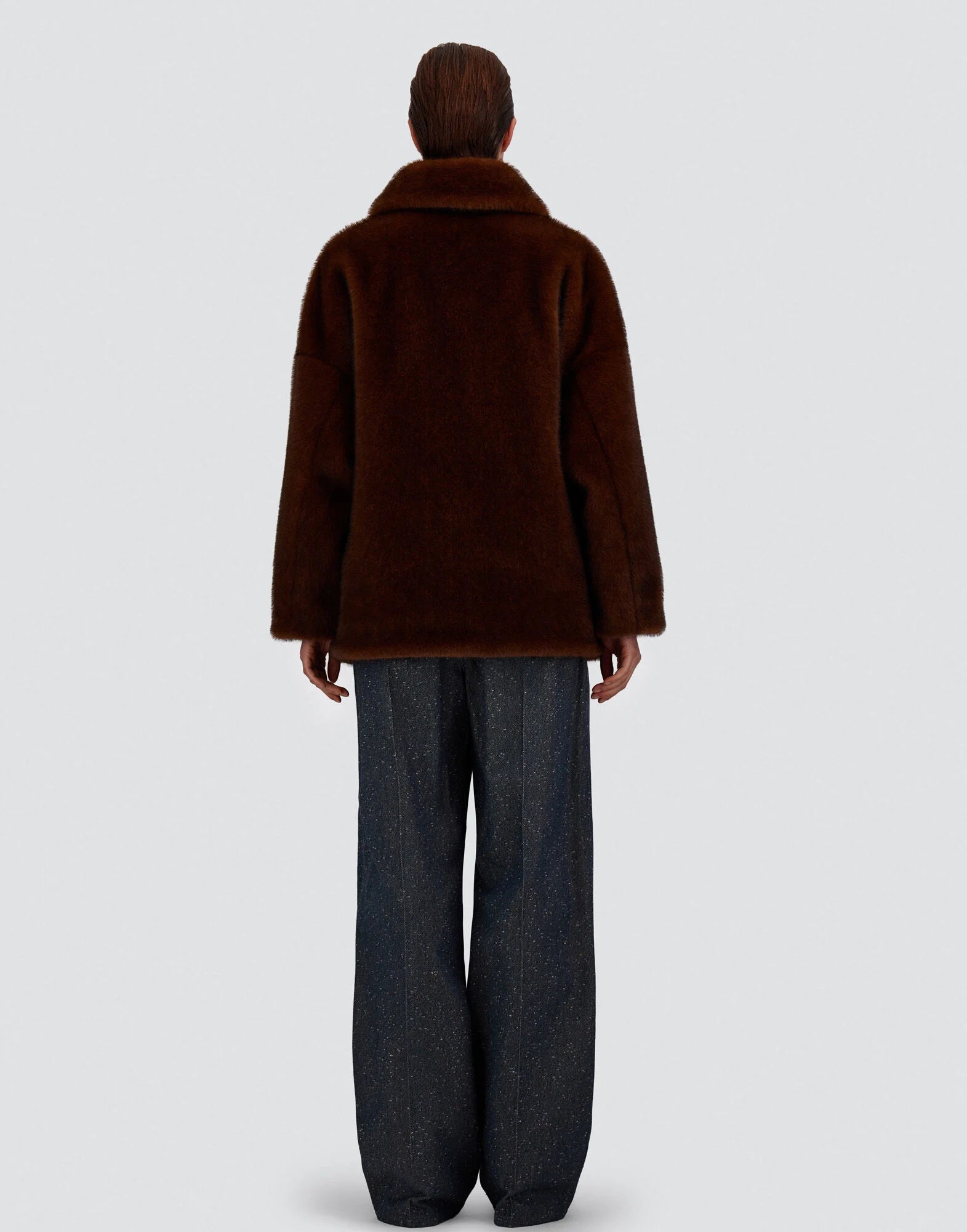 Short Coat Faux Fur Wmn