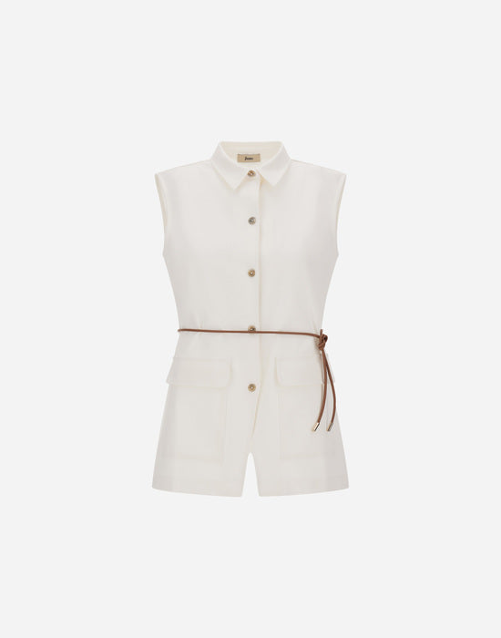 Gilet Con Cintura Wmn