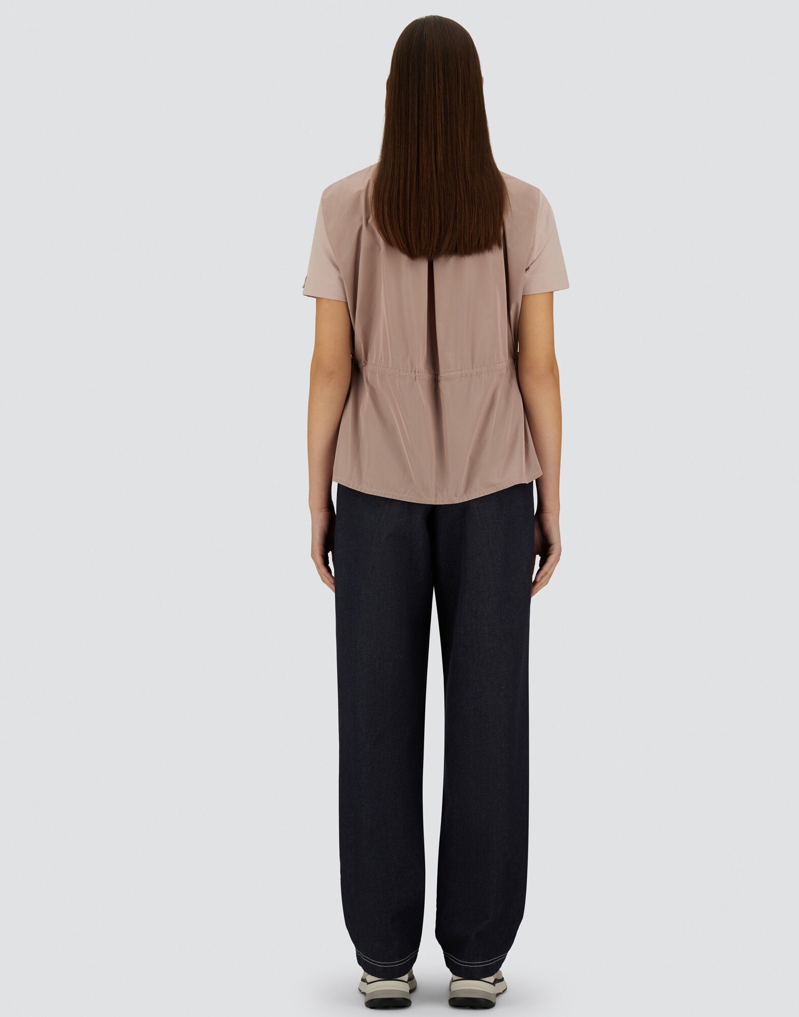 T-Shirt con Taffetà Wmn