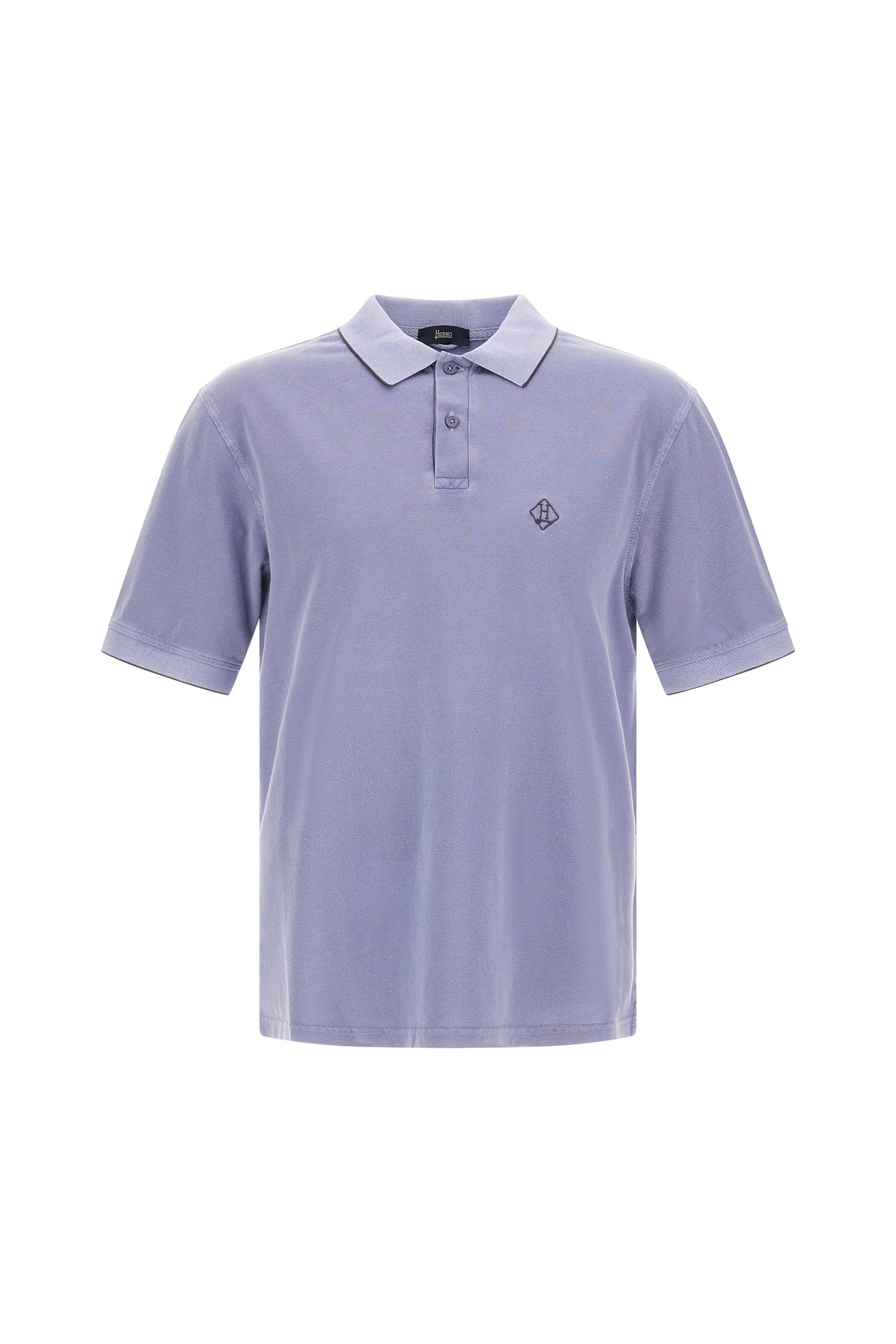 Polo In Piquet Pigment Dye Man