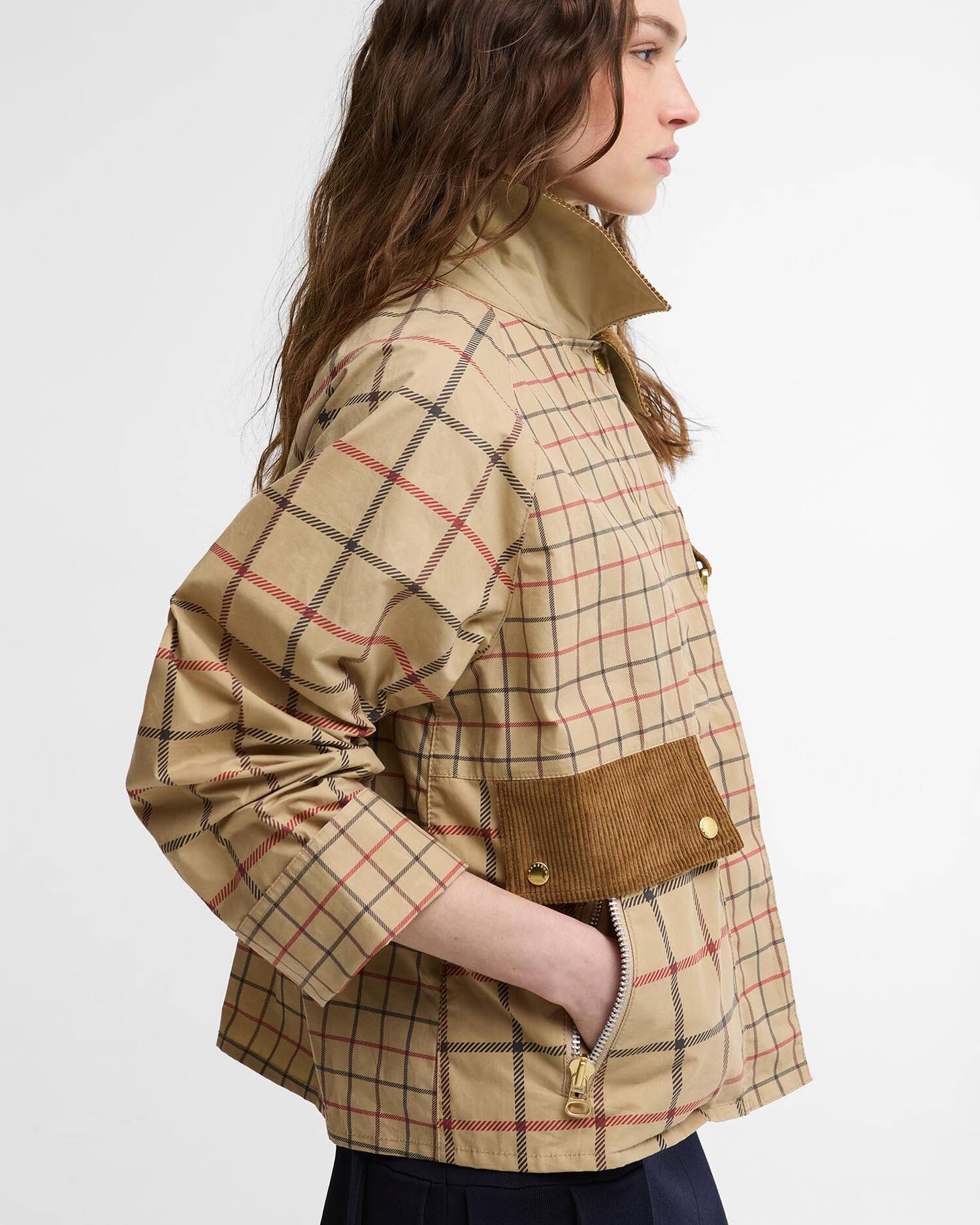 Mackworth Check Casual Jacket Wmn
