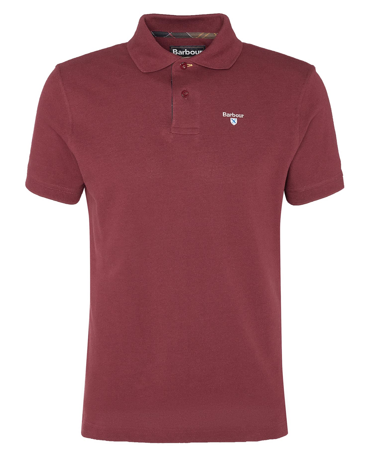 Tartan Pique Polo Man