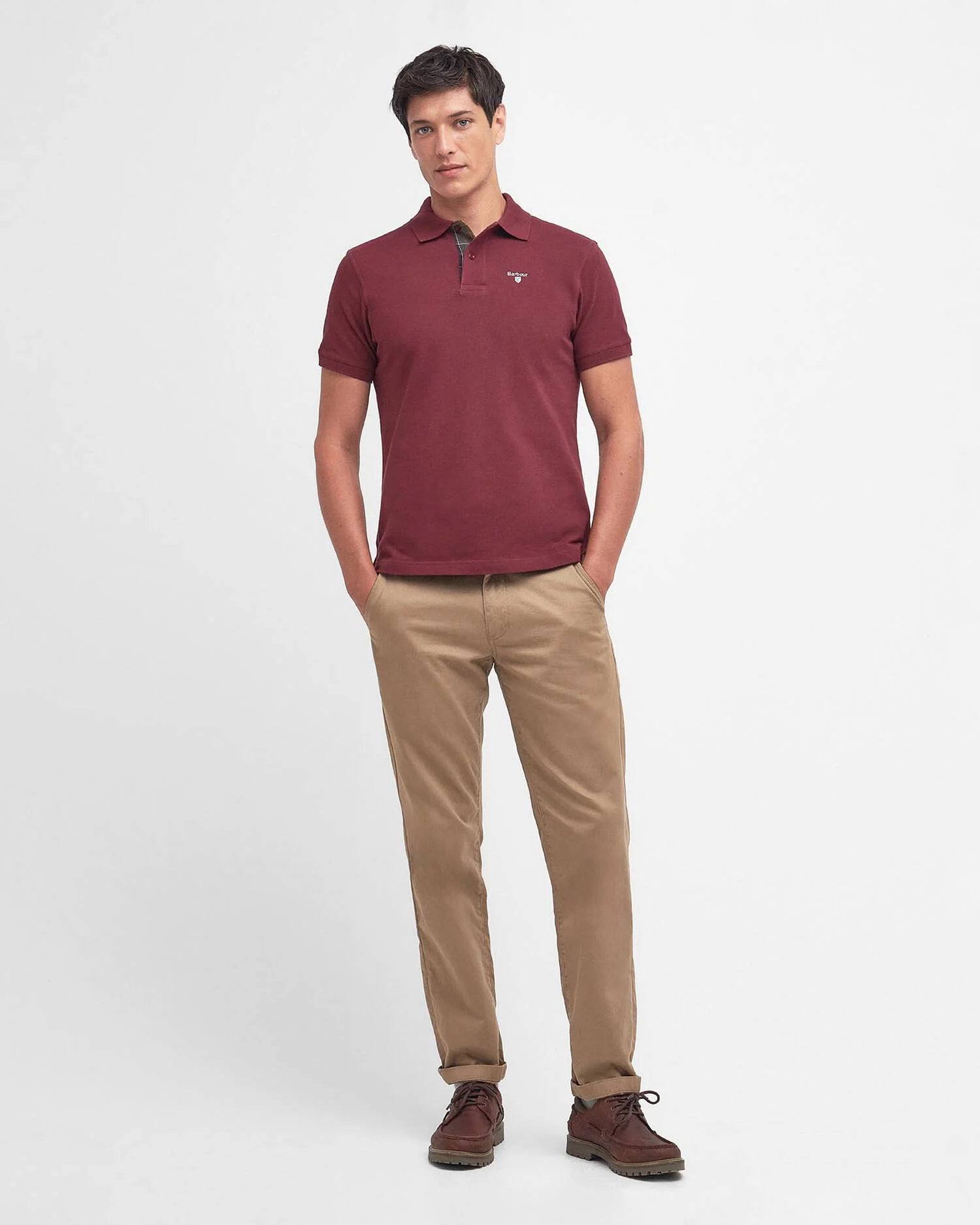 Tartan Pique Polo Man