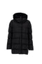A-Shape In Satin With Faux Fur Bib W