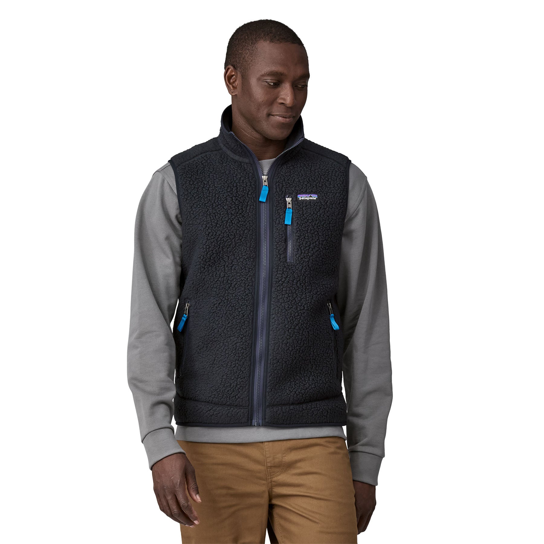 Retro Pile Vest Man